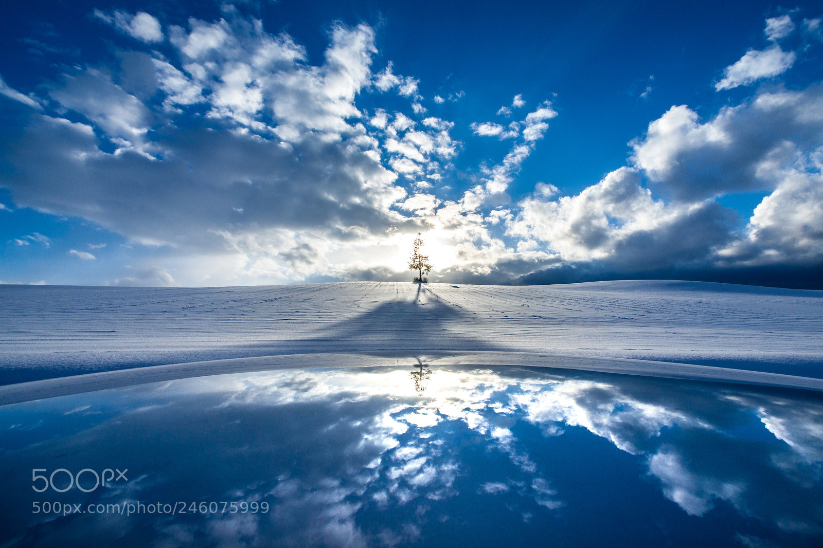 Sony Alpha DSLR-A900 sample photo. Sky in the mirror photography
