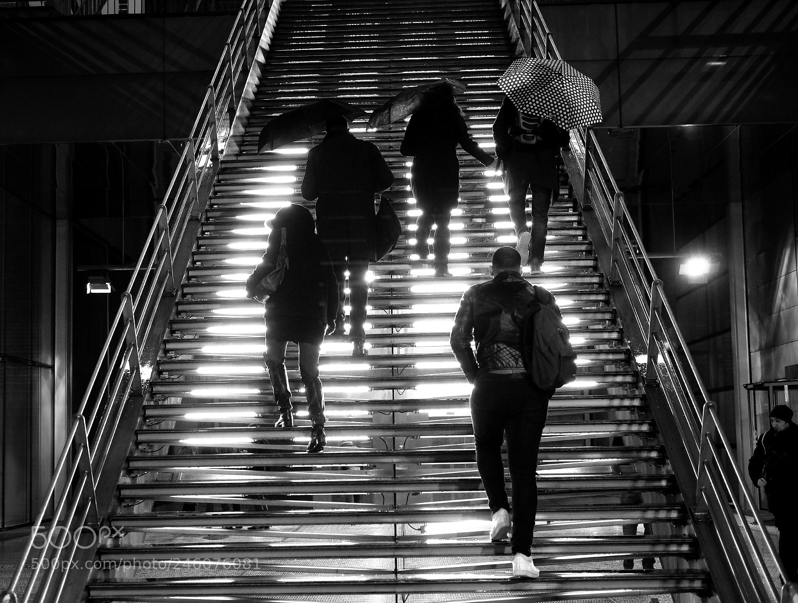Fujifilm X-Pro2 sample photo. Stairs and rain. photography