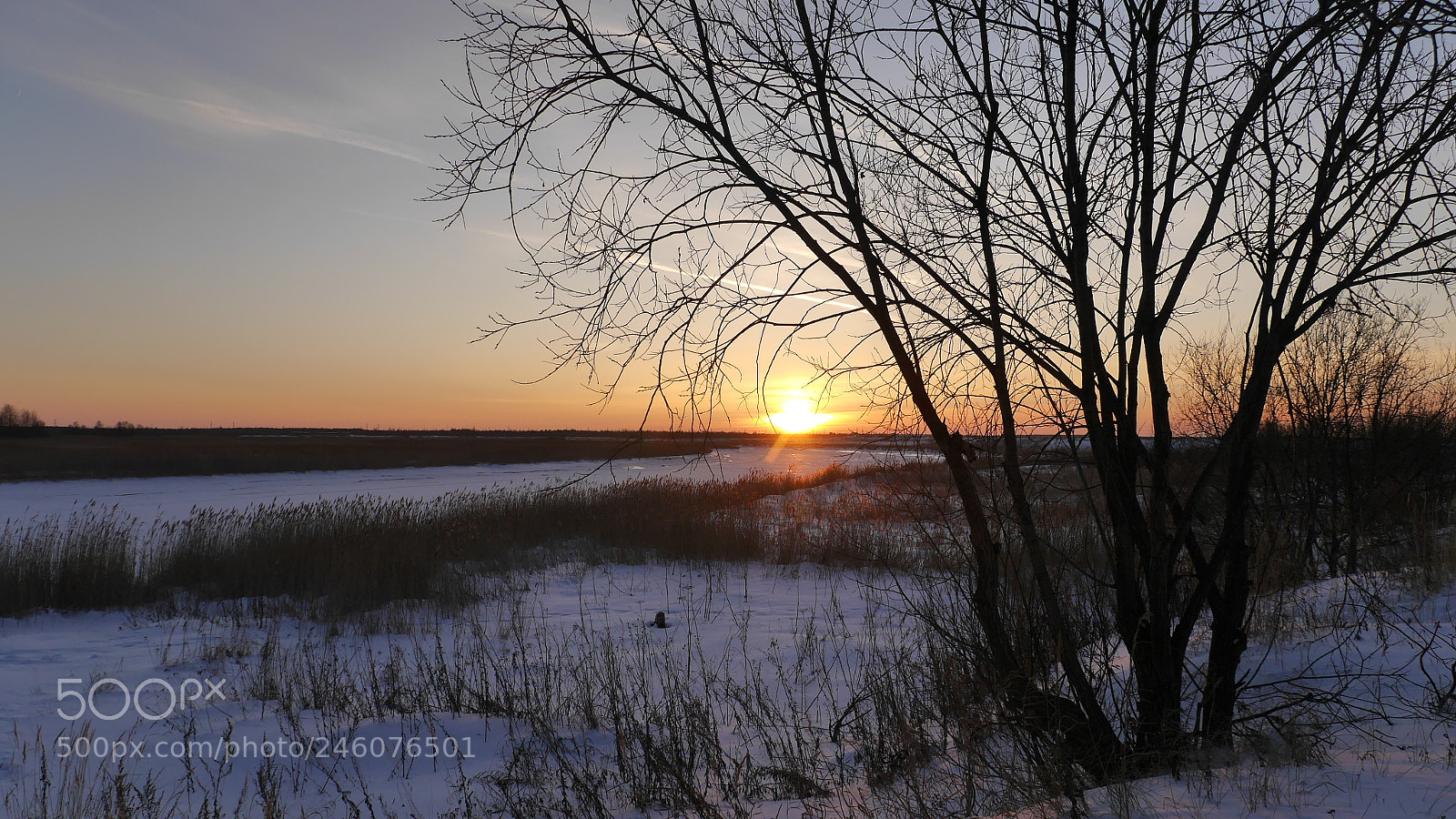 Panasonic Lumix DMC-G6 sample photo. Kud'ma river at sunset photography
