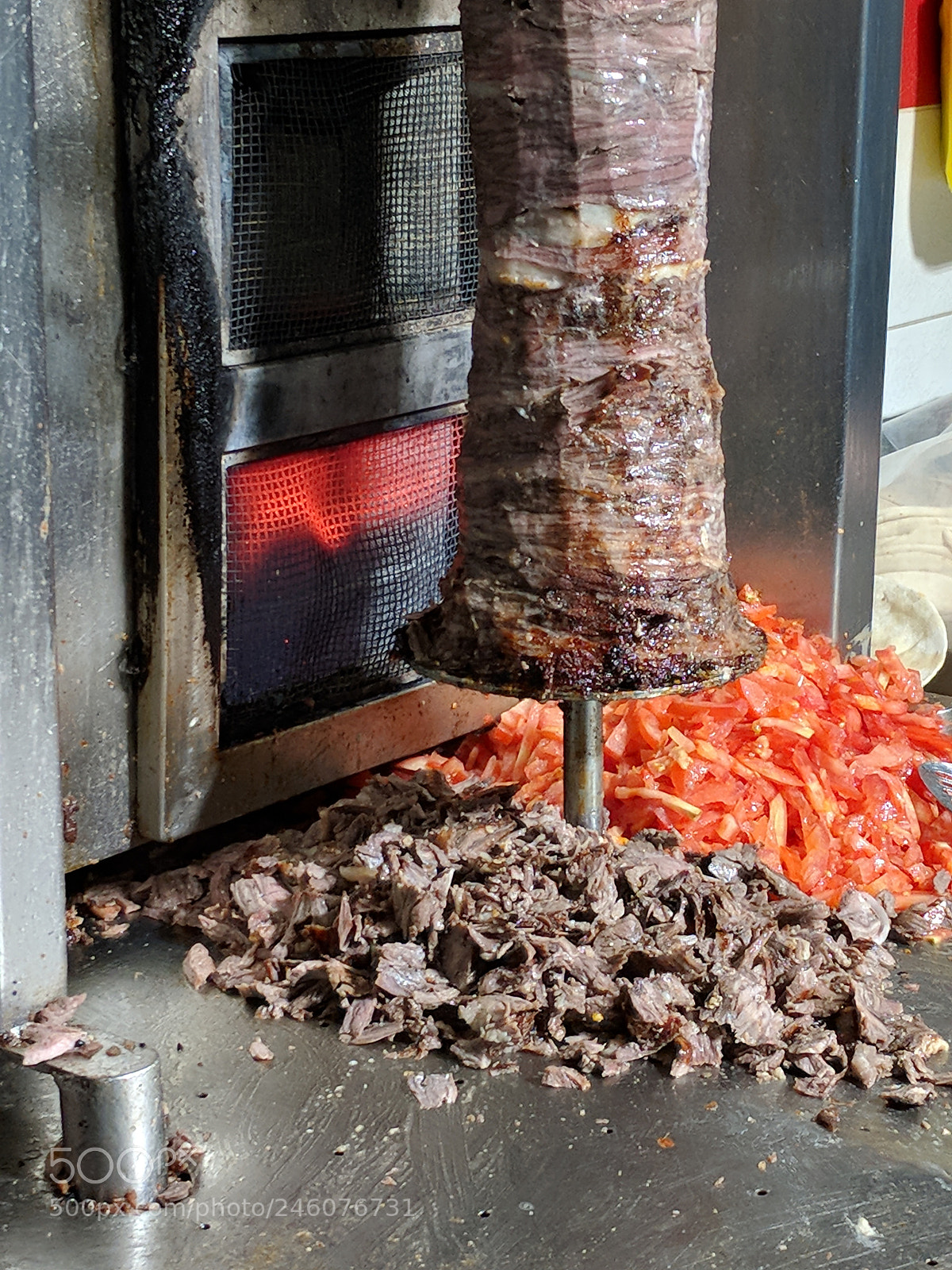 Google Pixel sample photo. Shawarma photography