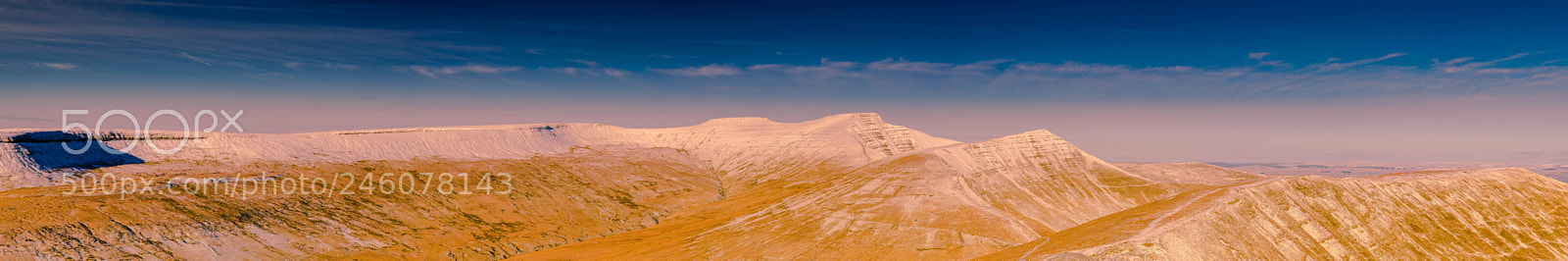 Nikon D750 sample photo. Beacons snow panorama photography