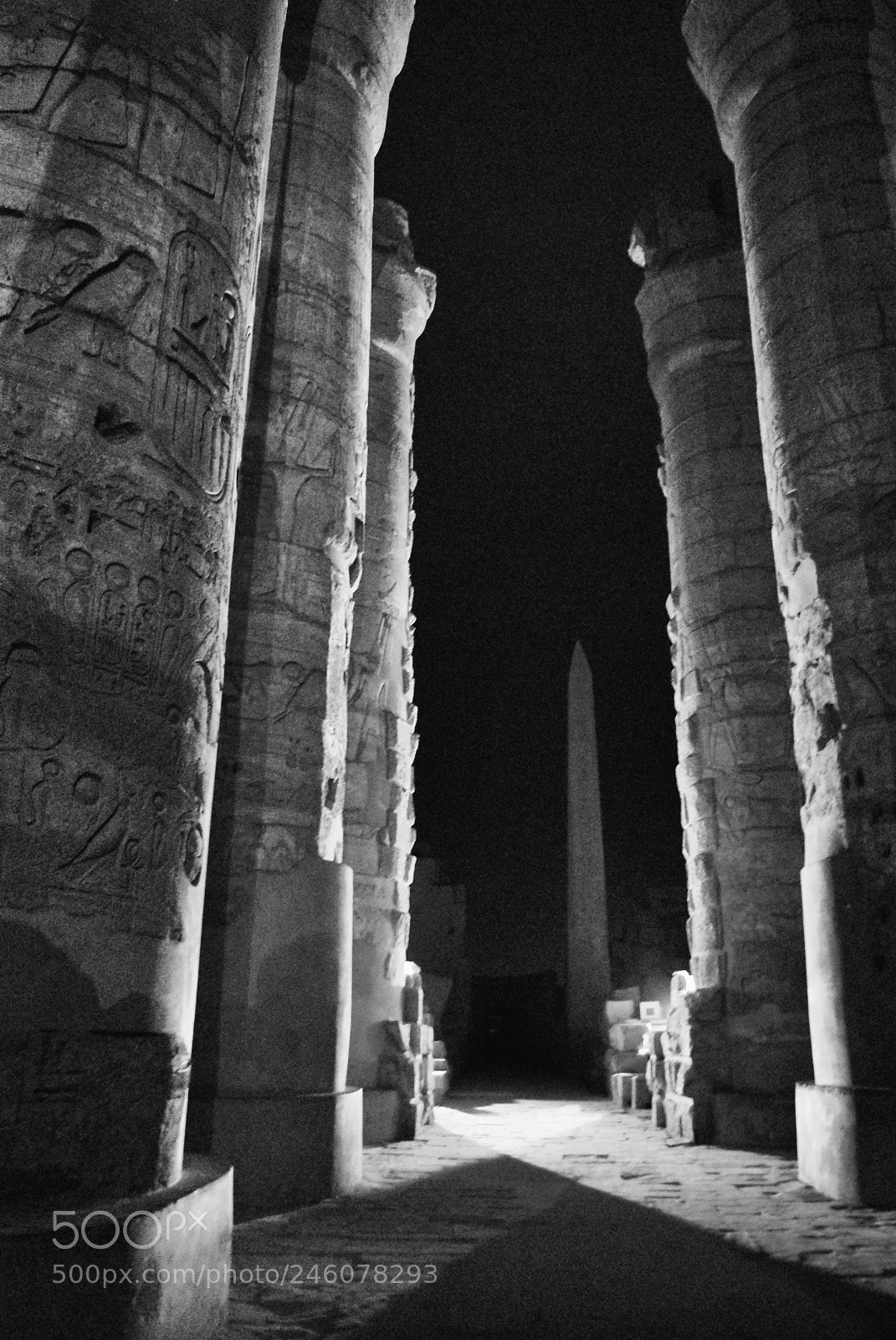Pentax K200D sample photo. Karnak. les colonnes de photography
