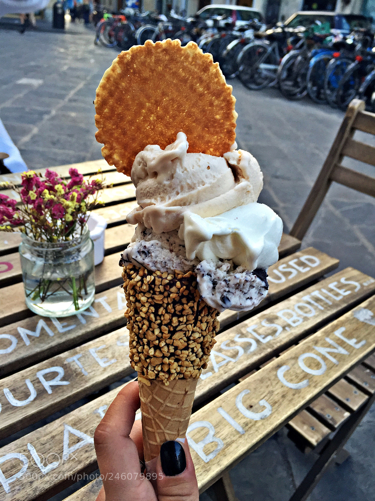 Apple iPhone 6 sample photo. Italian ice cream photography