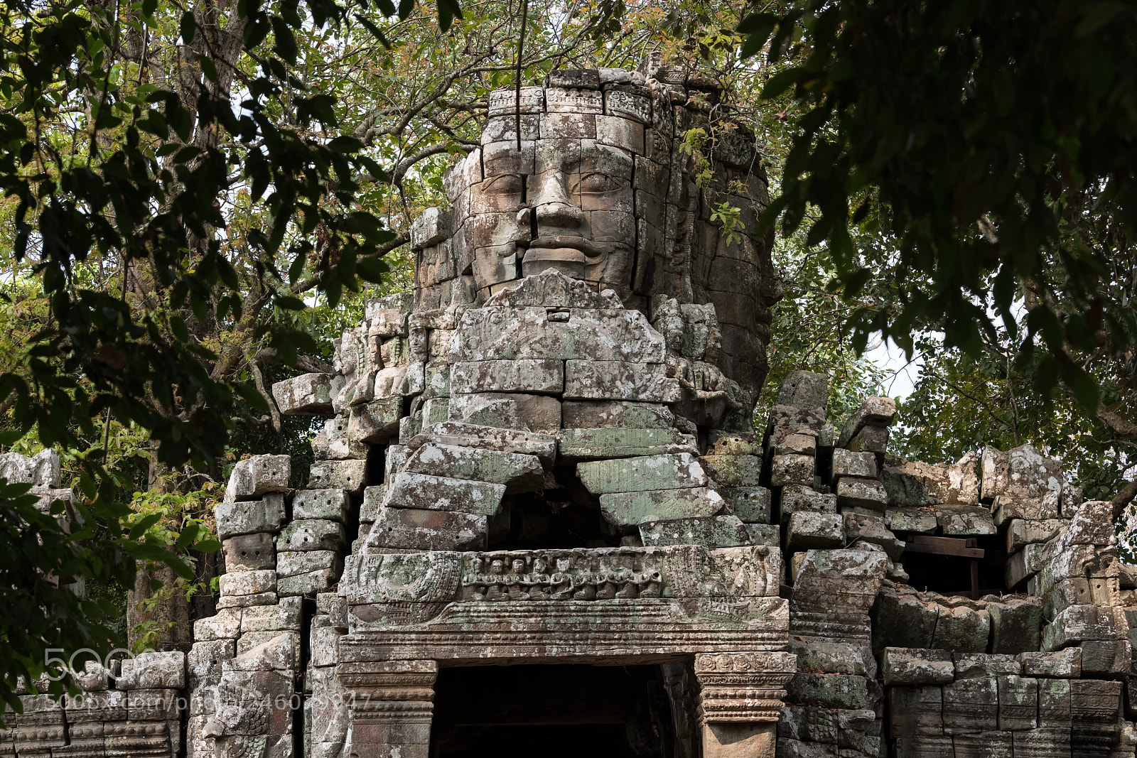 Nikon D850 sample photo. Angkor gate photography