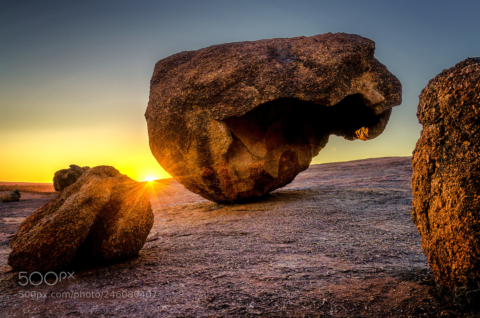 Nikon D5100 sample photo. Balancing rock photography