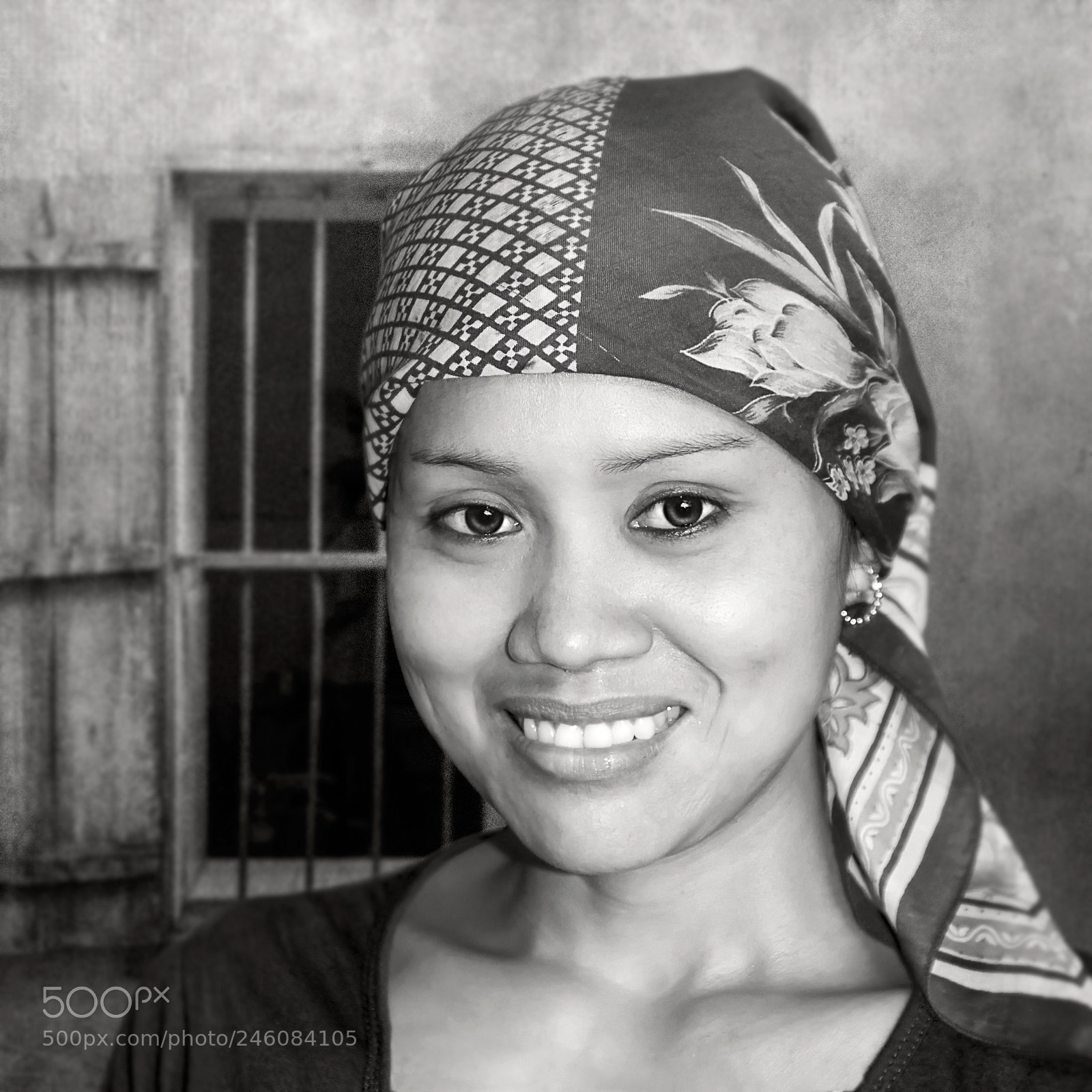 Nikon D700 sample photo. Market portrait, indonesia photography