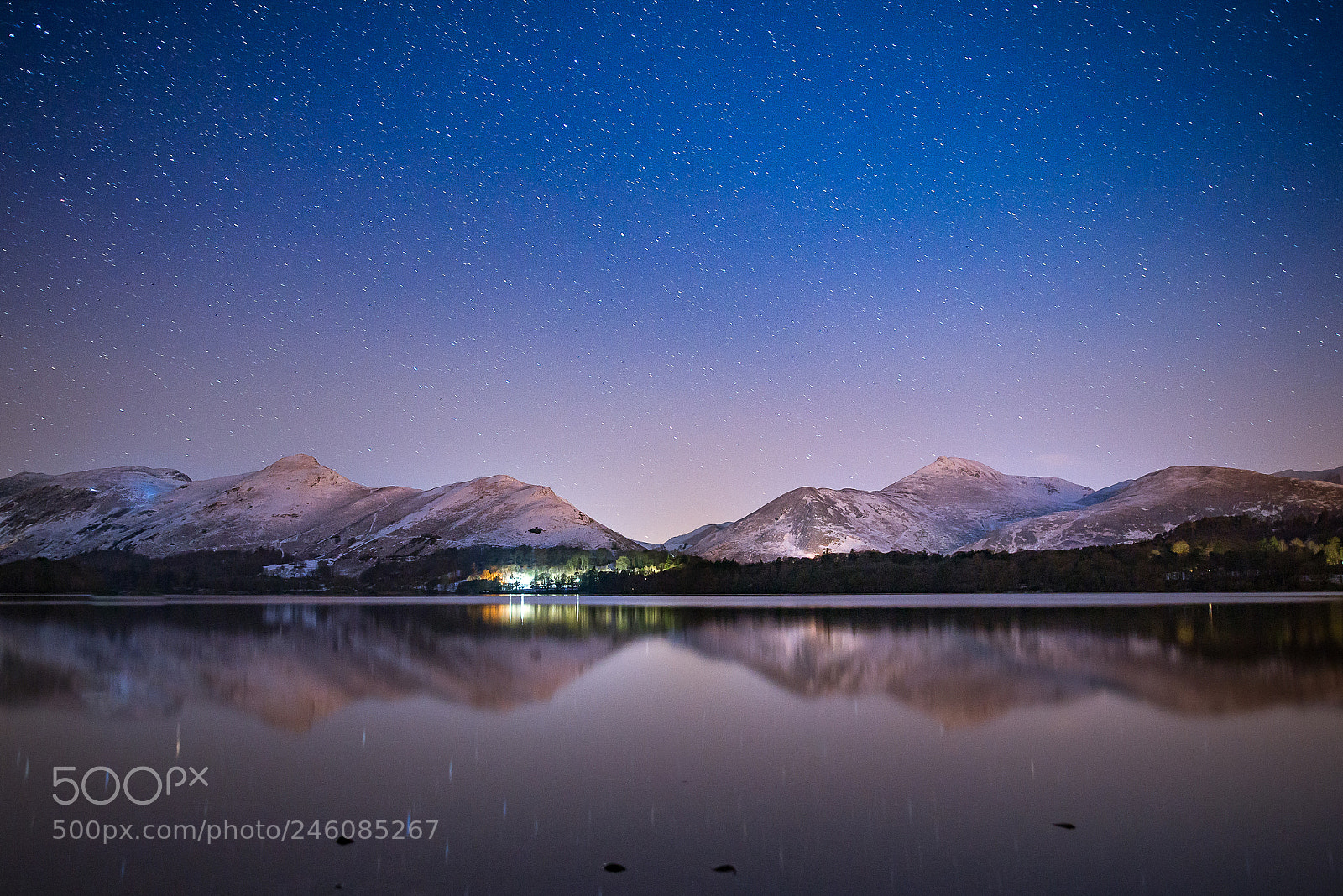 Nikon D610 sample photo. Derwent water nights sky photography