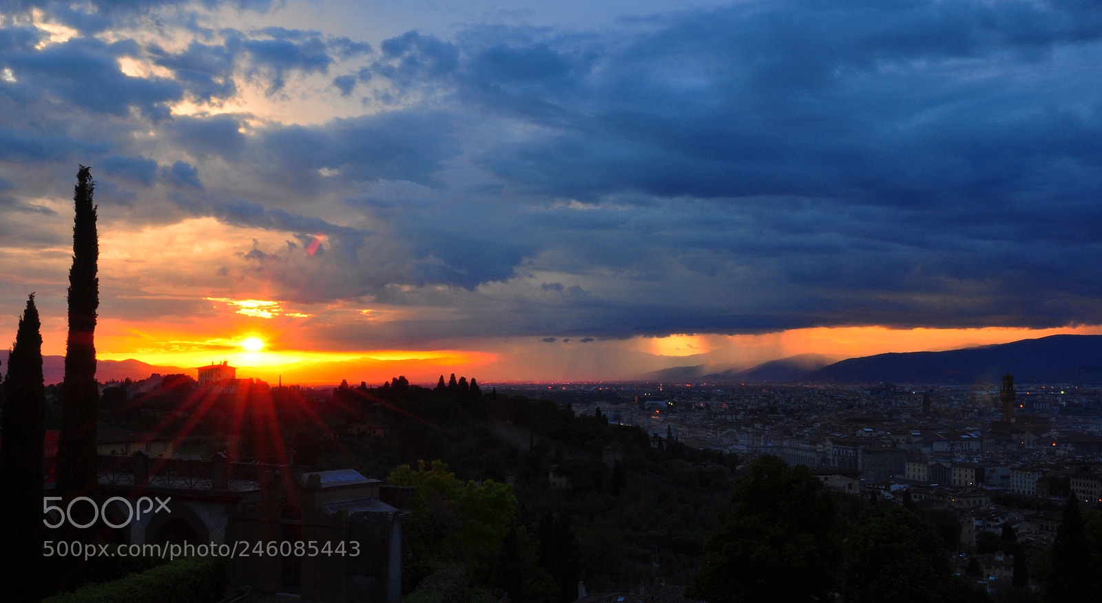 Nikon D90 sample photo. Stormy sunset photography