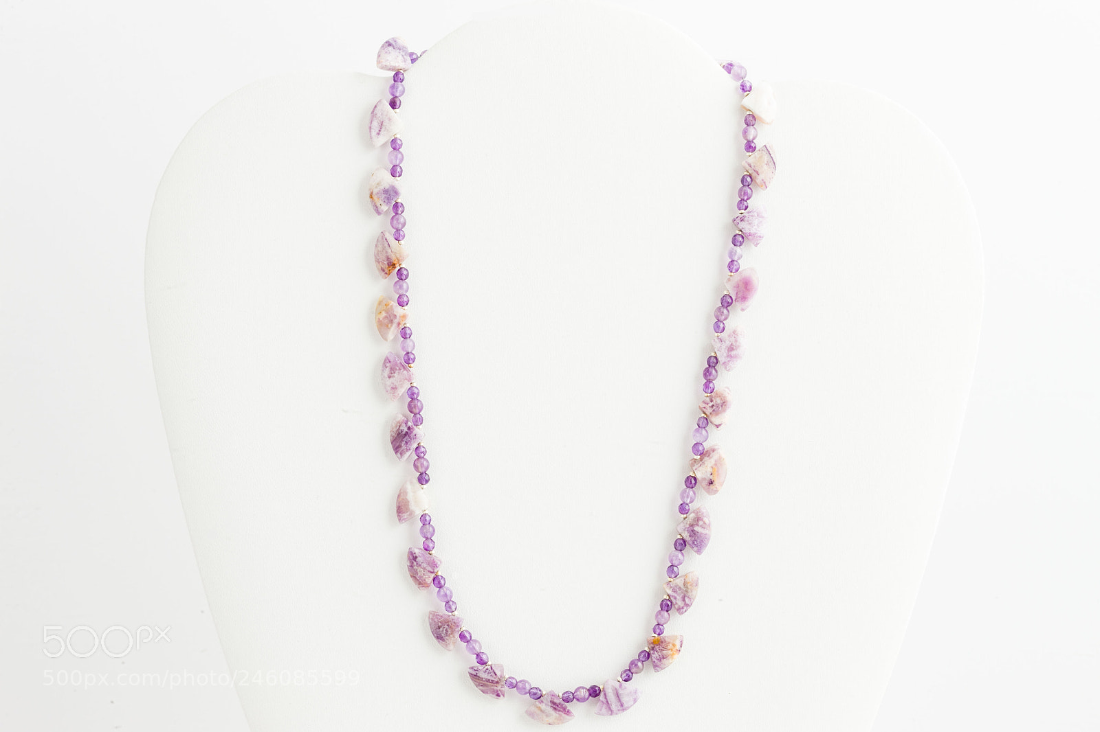Canon EOS-1Ds Mark III sample photo. Lavendar necklace constructed with photography