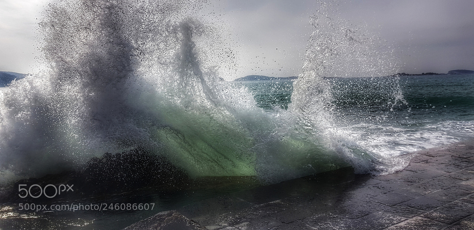 Samsung Galaxy S8+ sample photo. Waves photography