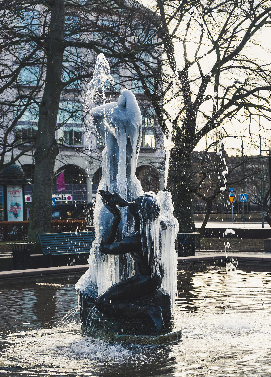 Sony a7R sample photo. Frozen photography