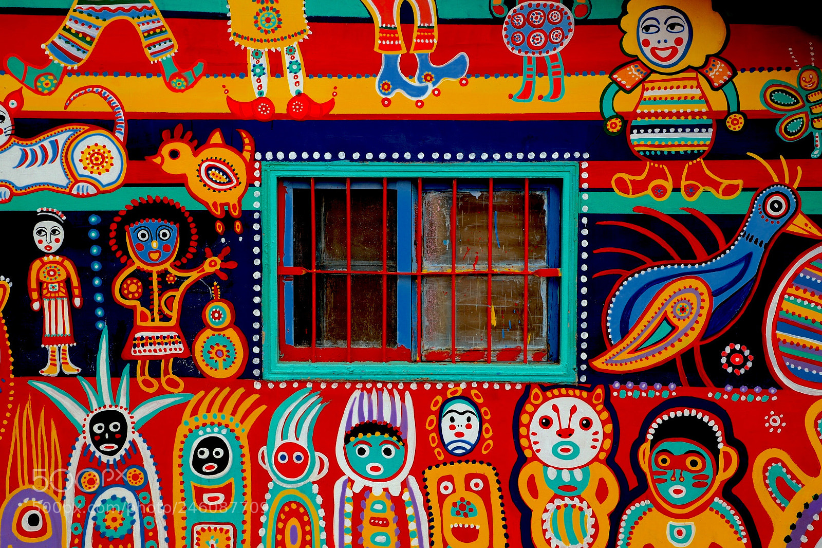 Canon EOS 6D Mark II sample photo. Rainbow village. photography