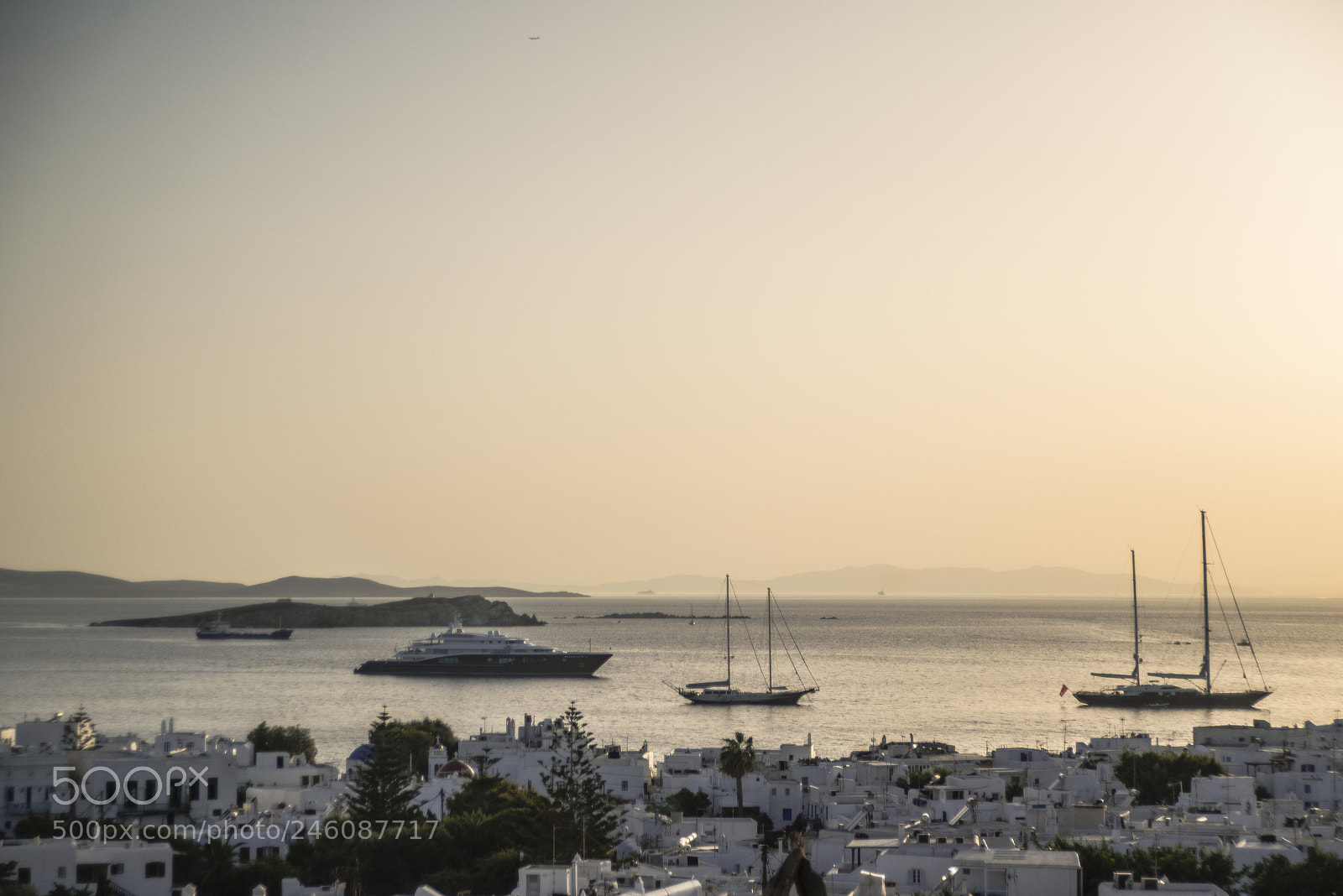 Nikon D800 sample photo. Sunset colors, mykonos photography