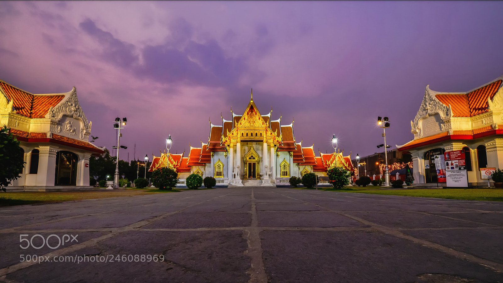 Nikon D800E sample photo. Wat benchamabophit temple at photography