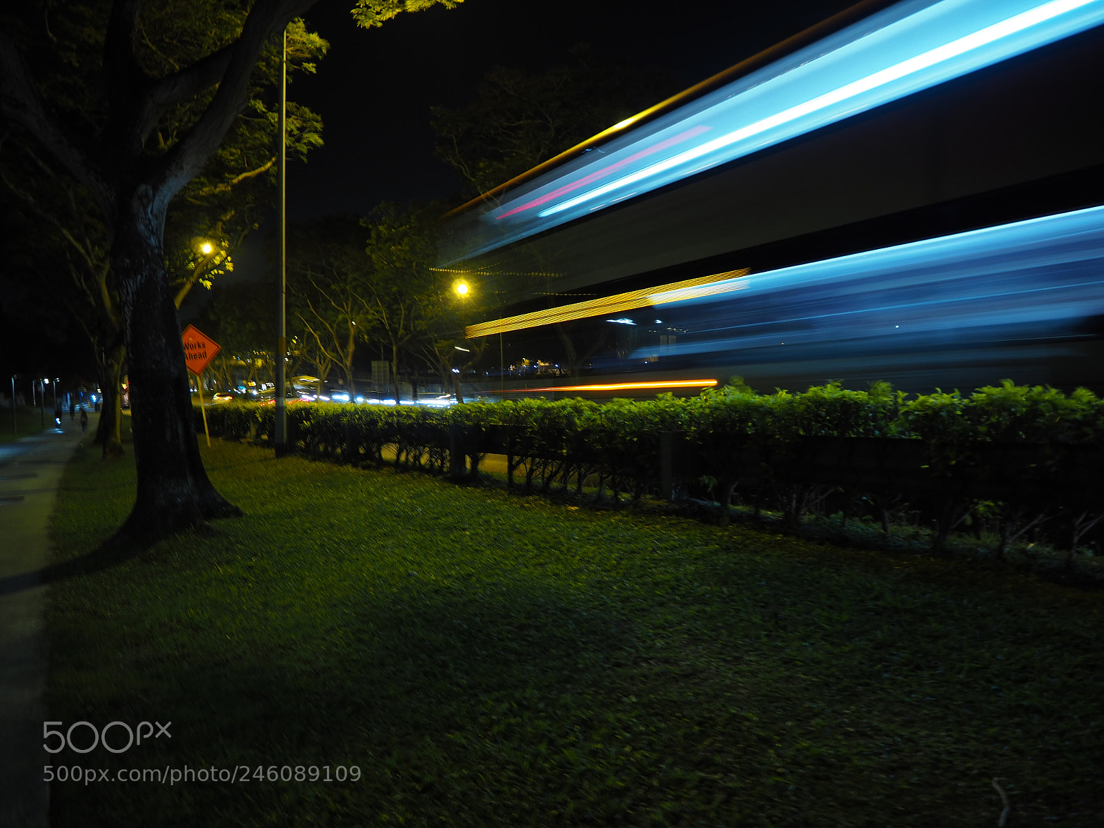 Olympus OM-D E-M10 II sample photo. Bus passing by photography