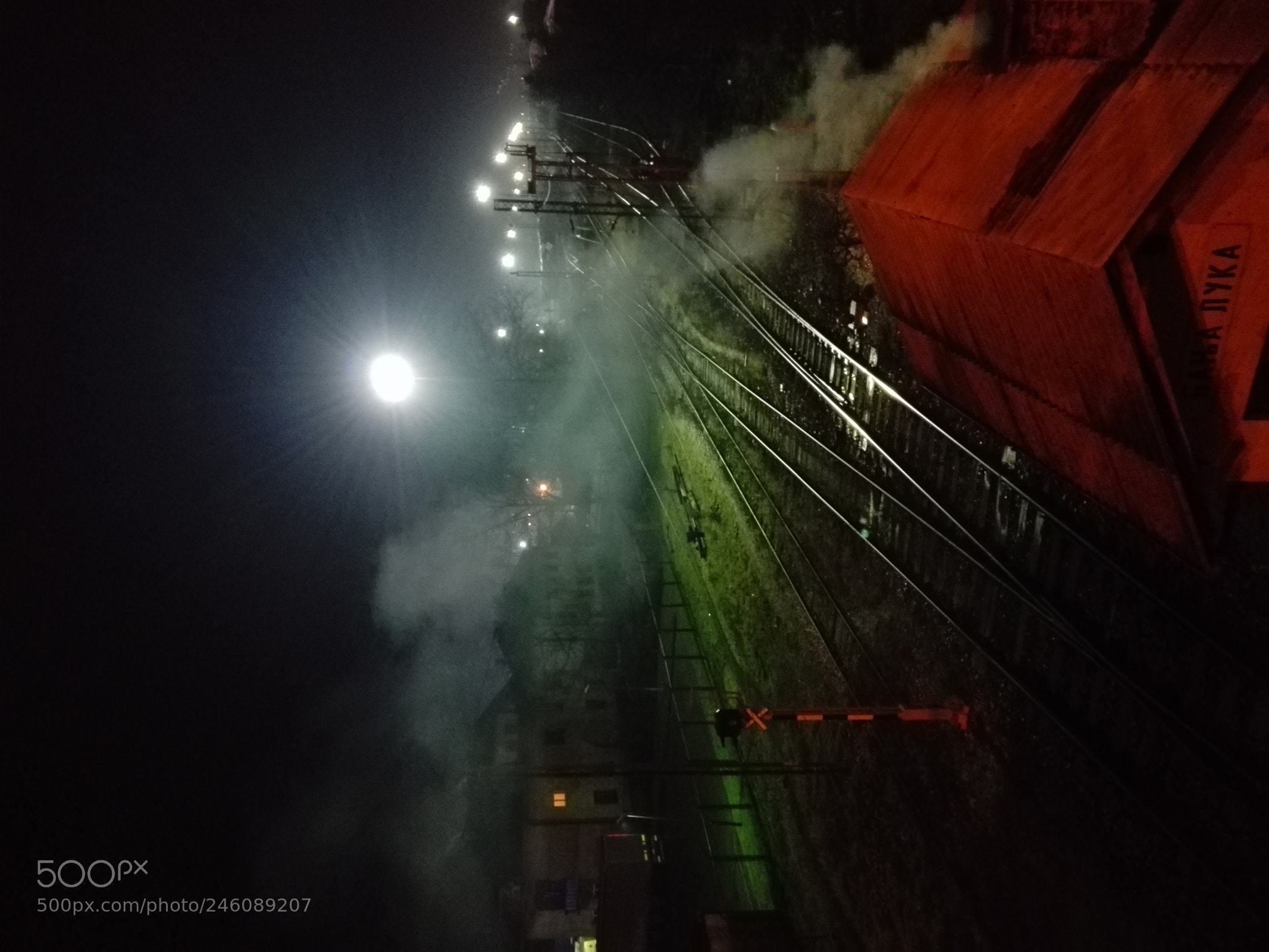 HUAWEI P8 Lite sample photo. Railway photography