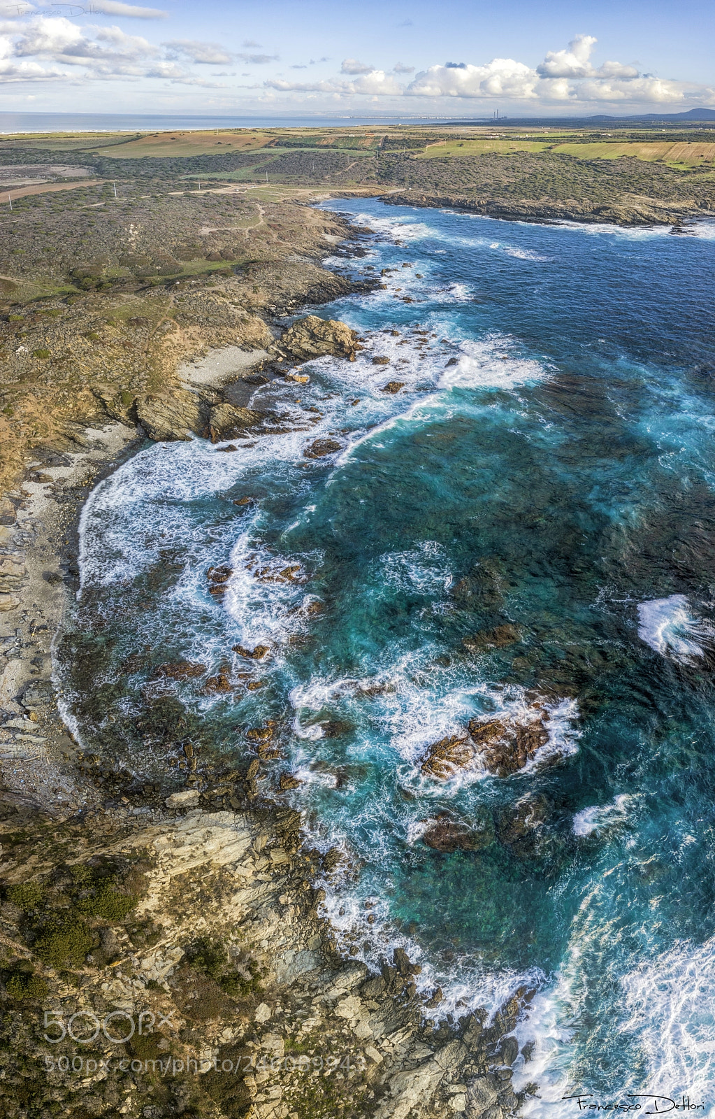 DJI FC220 sample photo. Waves photography