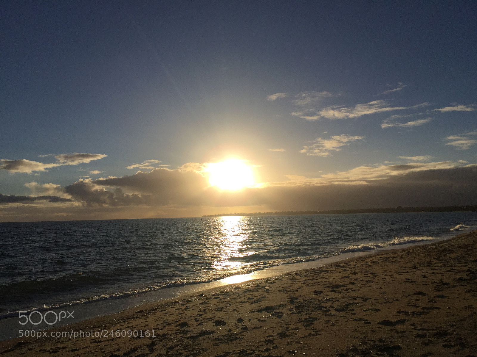 Apple iPhone 6 Plus sample photo. Sunset mordialloc beach australia photography