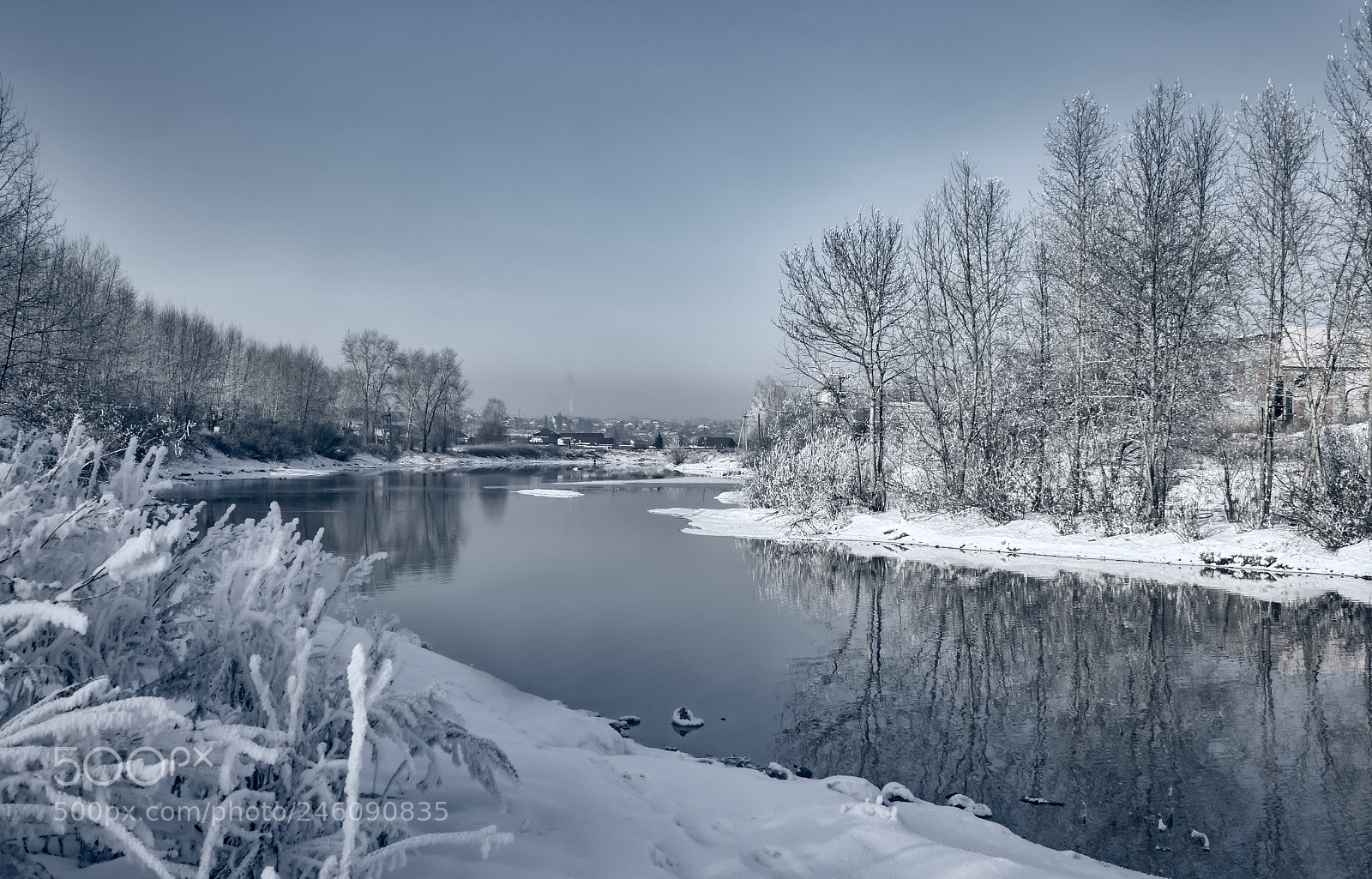 Canon EOS 1300D (EOS Rebel T6 / EOS Kiss X80) sample photo. Snow vs stream ii photography