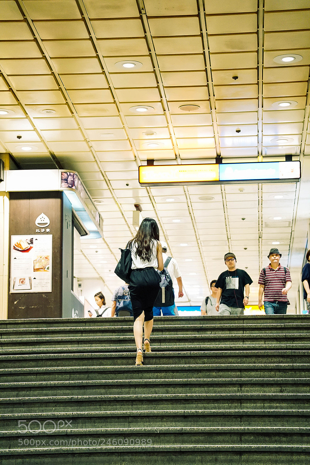 Sony a7S II sample photo. Seibu-shinjuku station tokyo photography