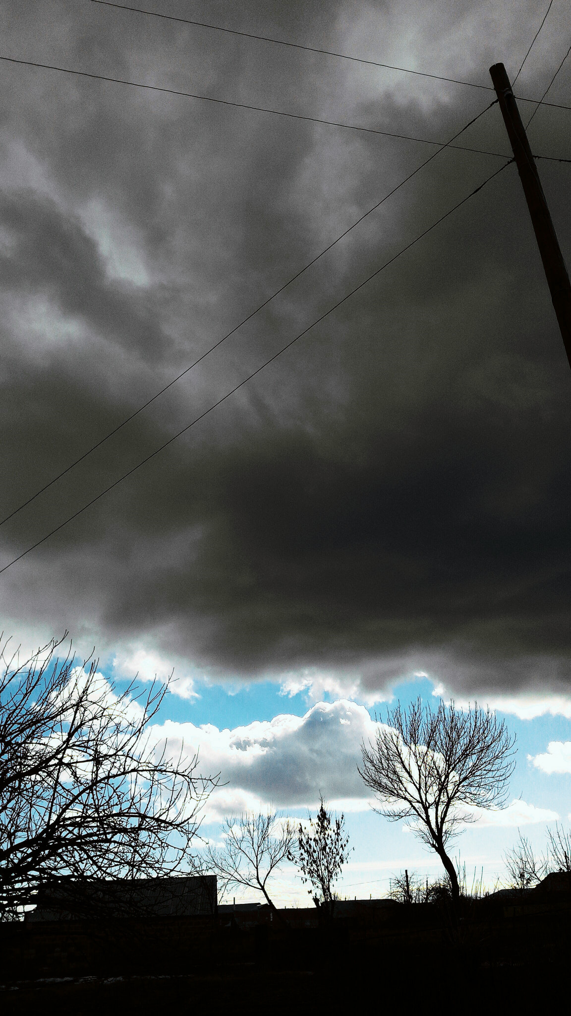 ASUS Z002 sample photo. The angry clouds today) photography