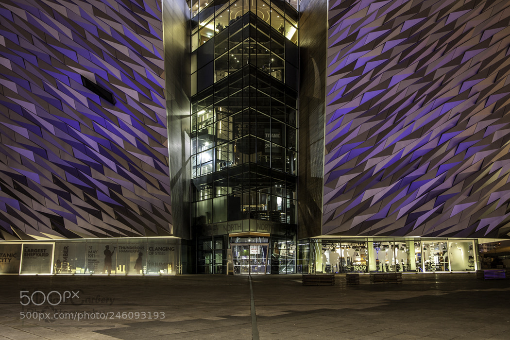 Canon EOS 5D sample photo. Titanic building, belfast photography