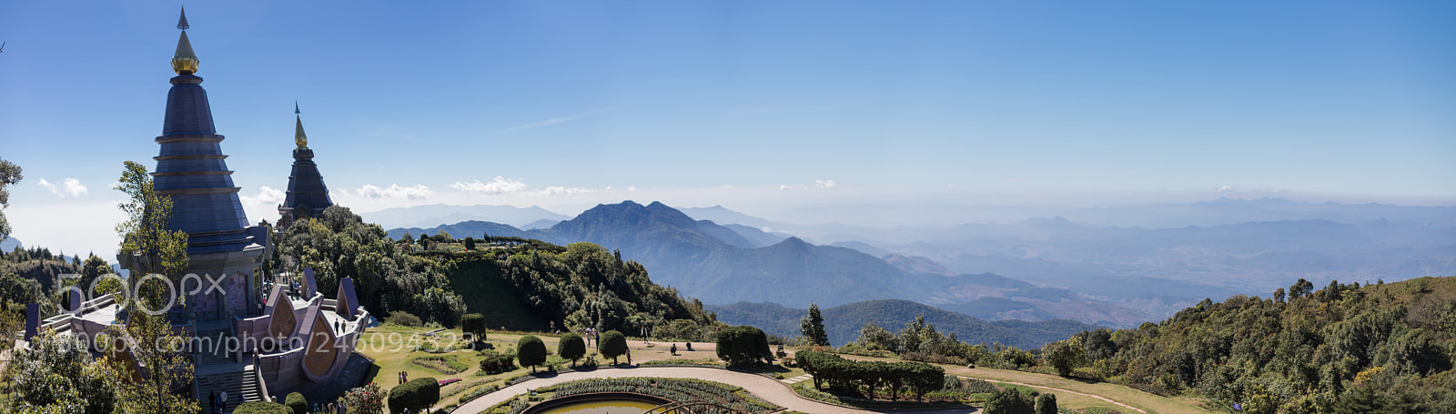 Canon EOS 6D Mark II sample photo. Pano doi inthanon national photography