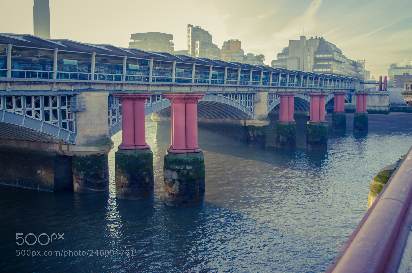 Nikon D3200 sample photo. Blackfriars bridge photography