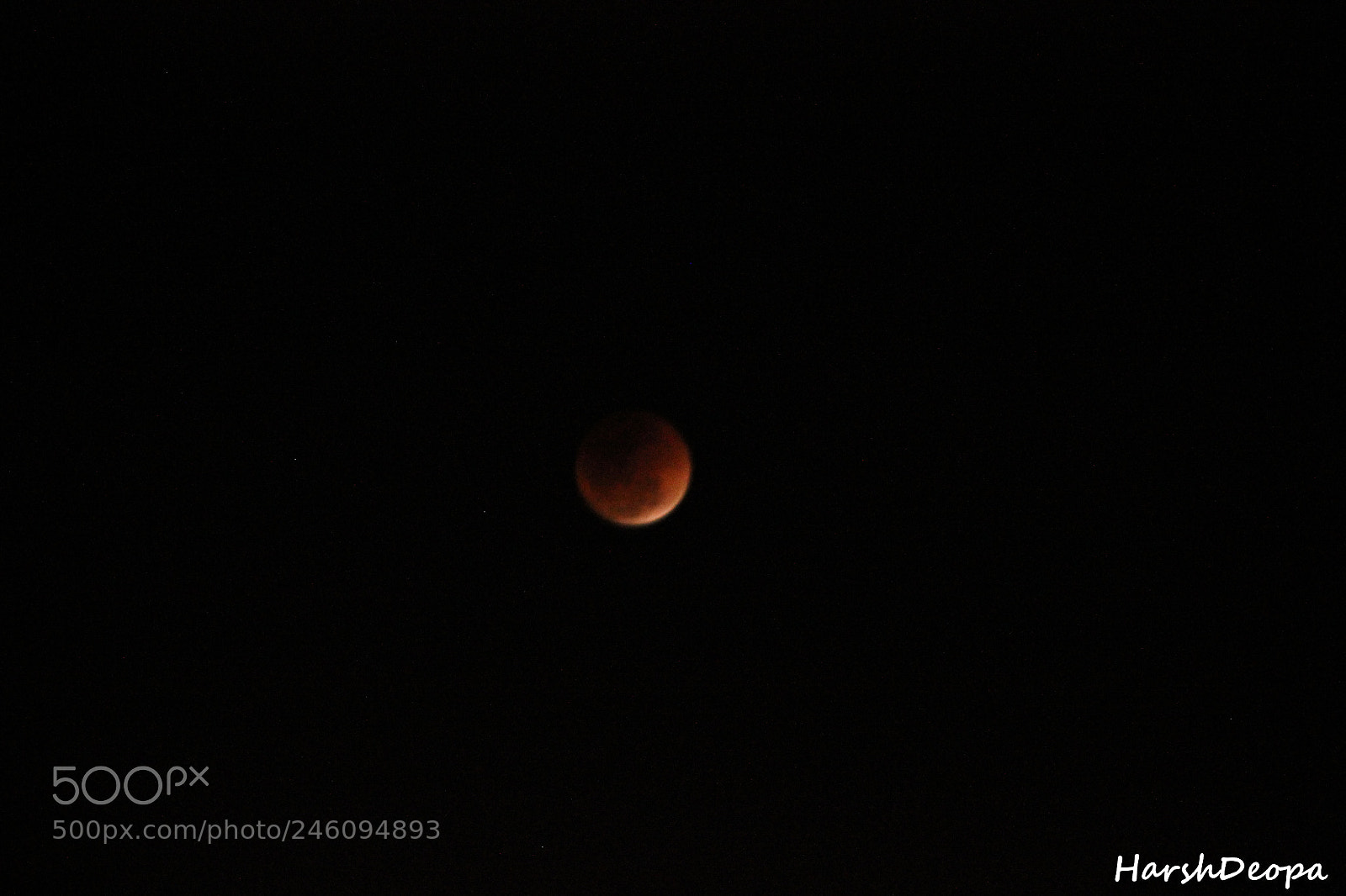 Canon EOS 550D (EOS Rebel T2i / EOS Kiss X4) sample photo. Blood moon 2 photography