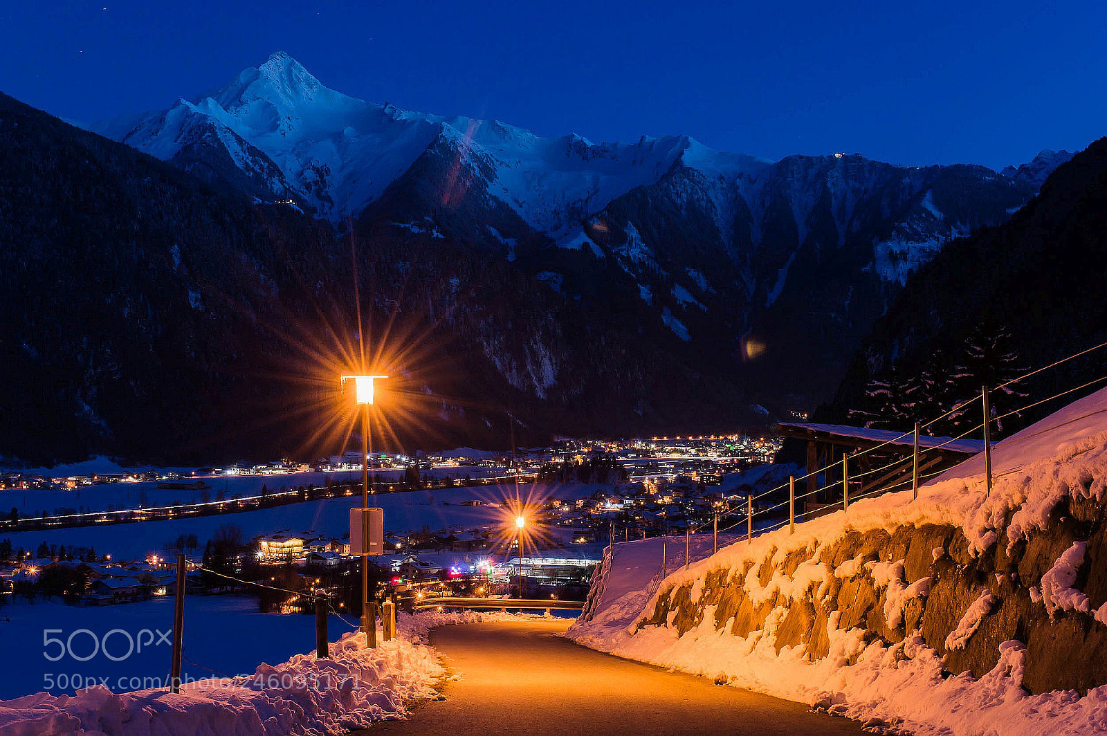 Nikon D3200 sample photo. Ahornspitze and mayrhofen photography