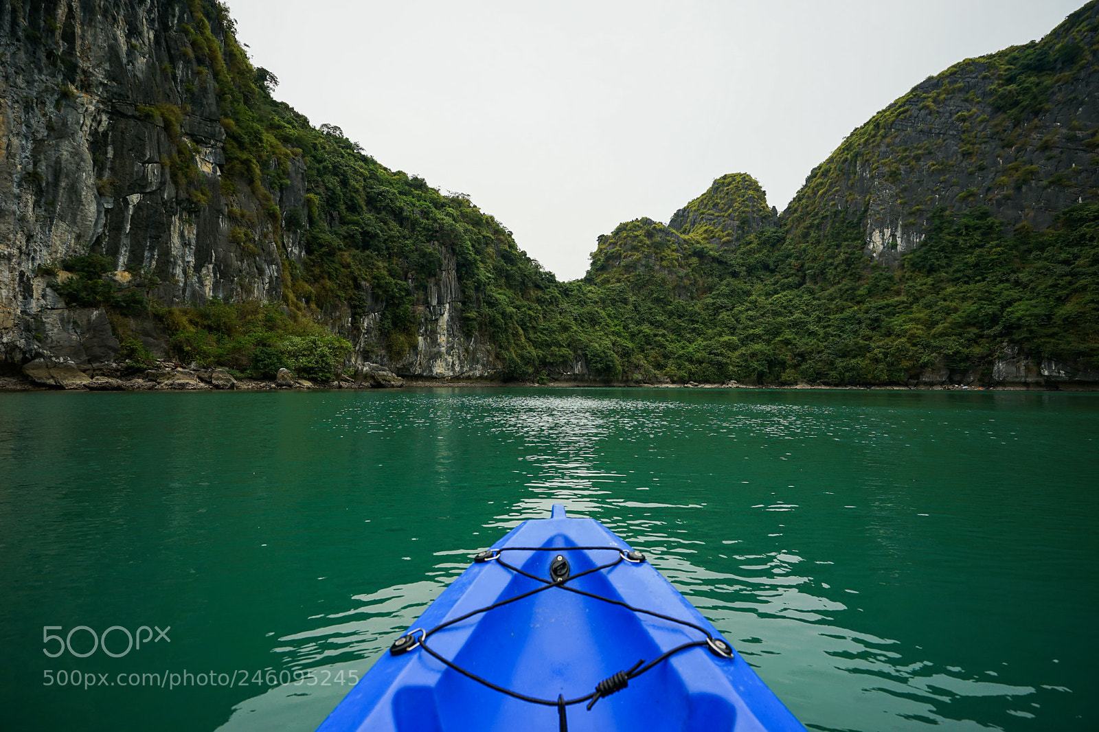 Sony a7 II sample photo. Kayak at halong bay photography