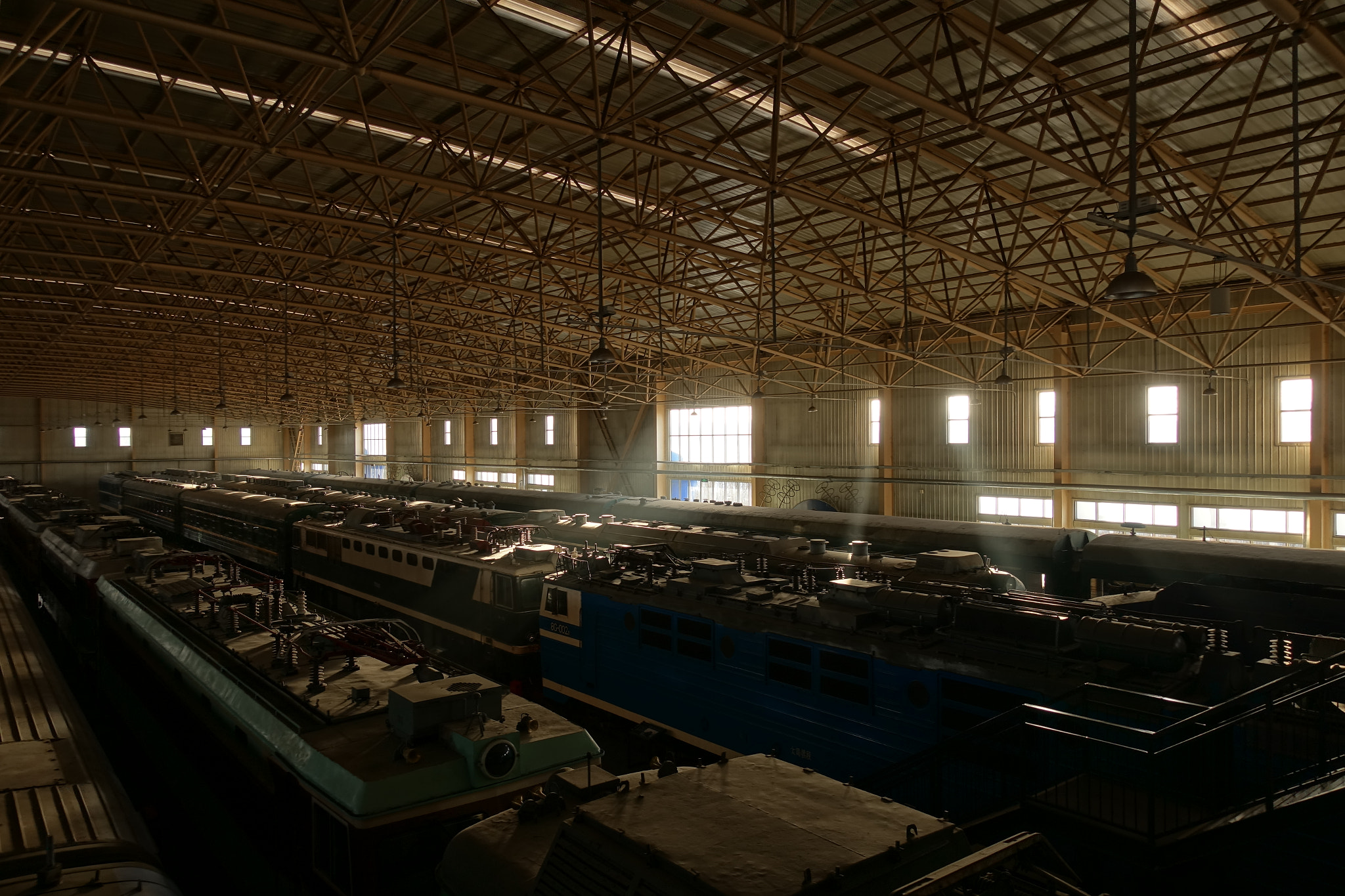 Minolta AF 28-85mm F3.5-4.5 New sample photo. Train museum photography