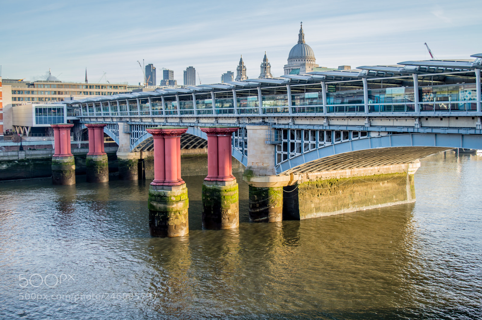 Nikon D3200 sample photo. Blackfriars bridge photography