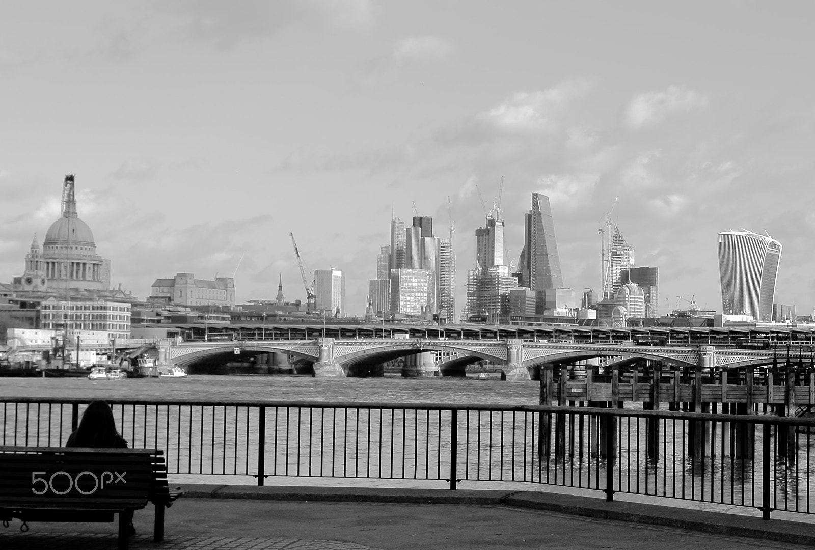 Canon EF-S 17-55mm F2.8 IS USM sample photo. London banside pier mshellard photography