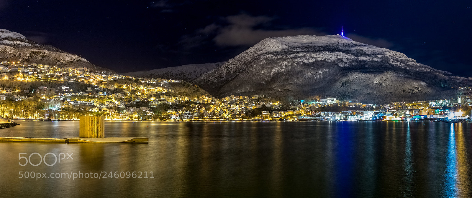 Canon EOS 6D Mark II sample photo. Ulriken in panorama photography