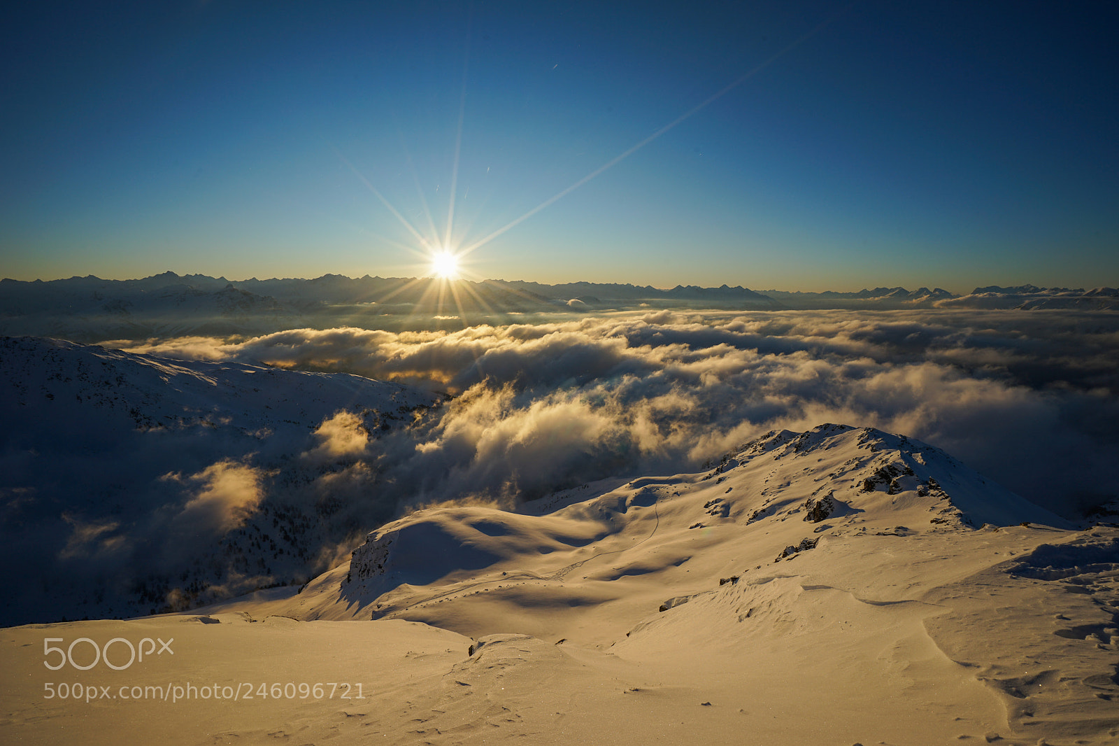 Sony a7 II sample photo. Mountain sunset photography
