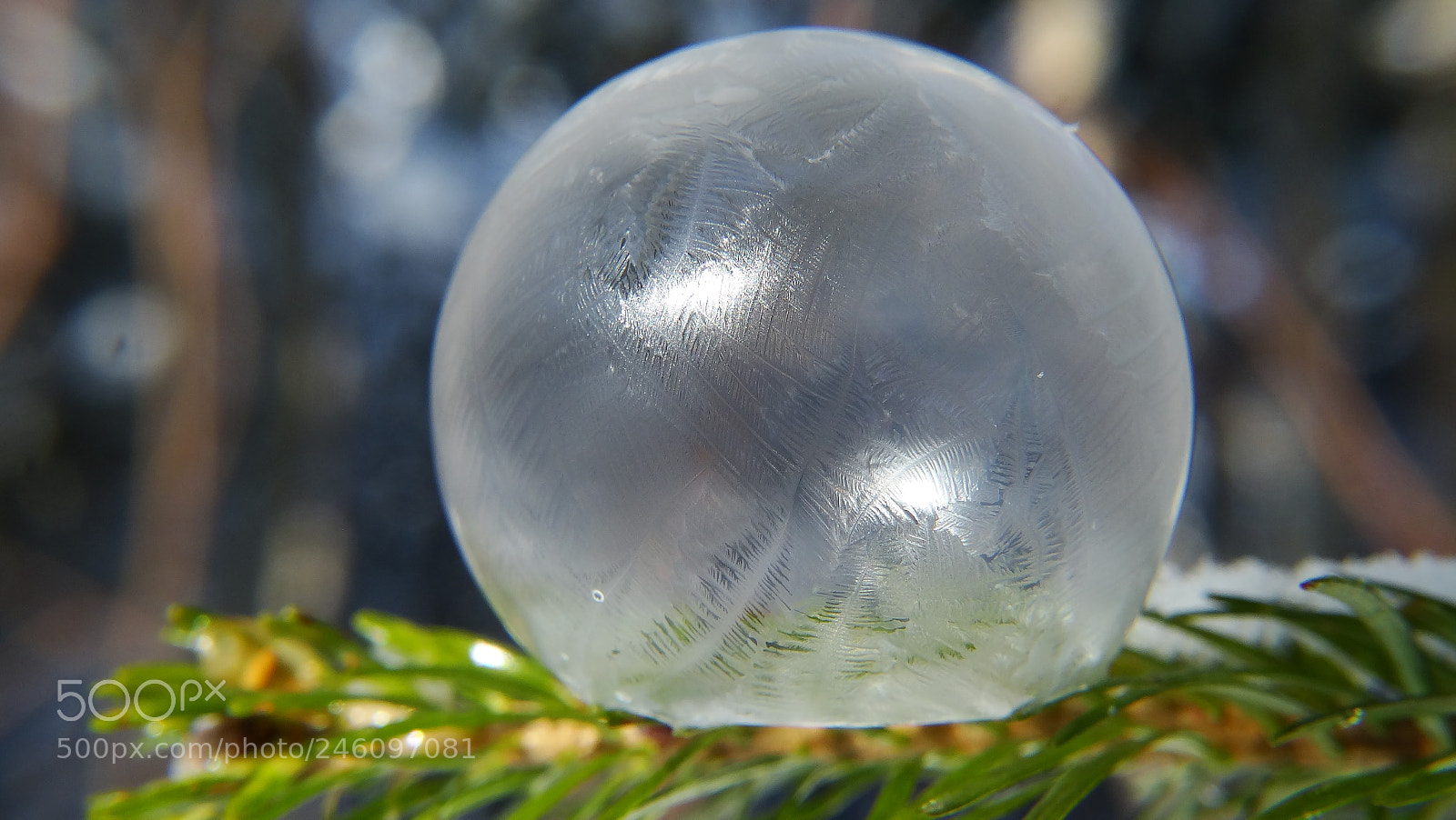 Sony Cyber-shot DSC-HX300 sample photo. Frozen soap bubble photography
