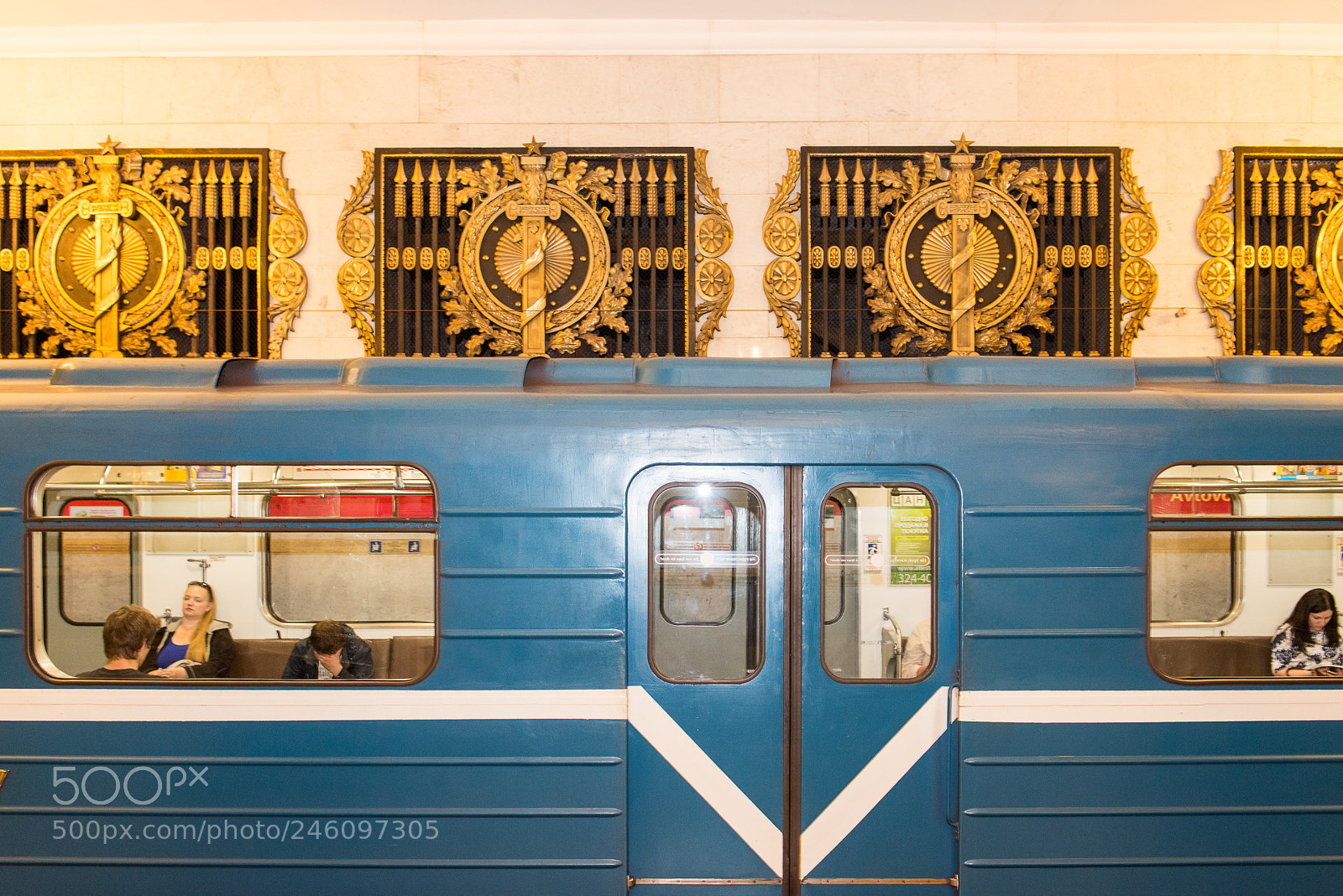 Nikon D800 sample photo. Subway in st. petersburg photography