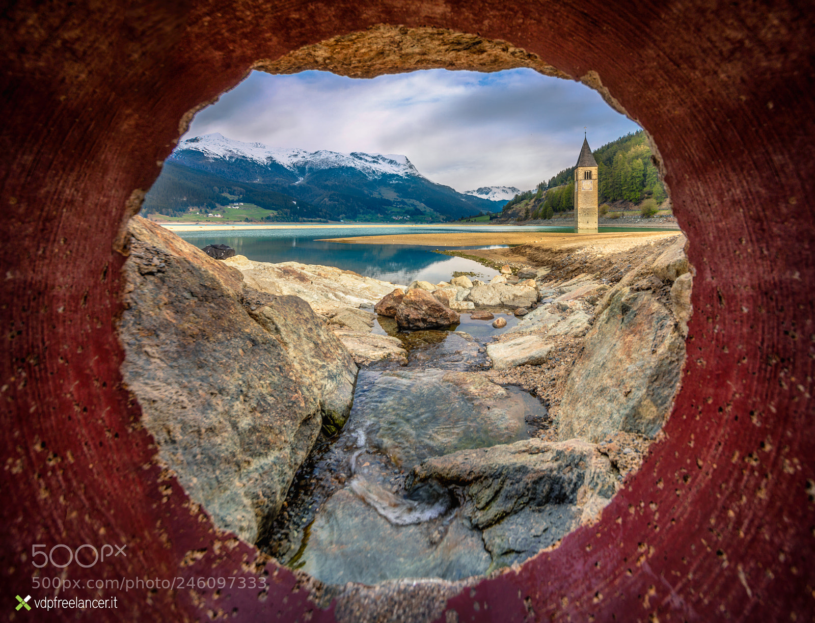 Canon EOS 5DS sample photo. Resia lake photography