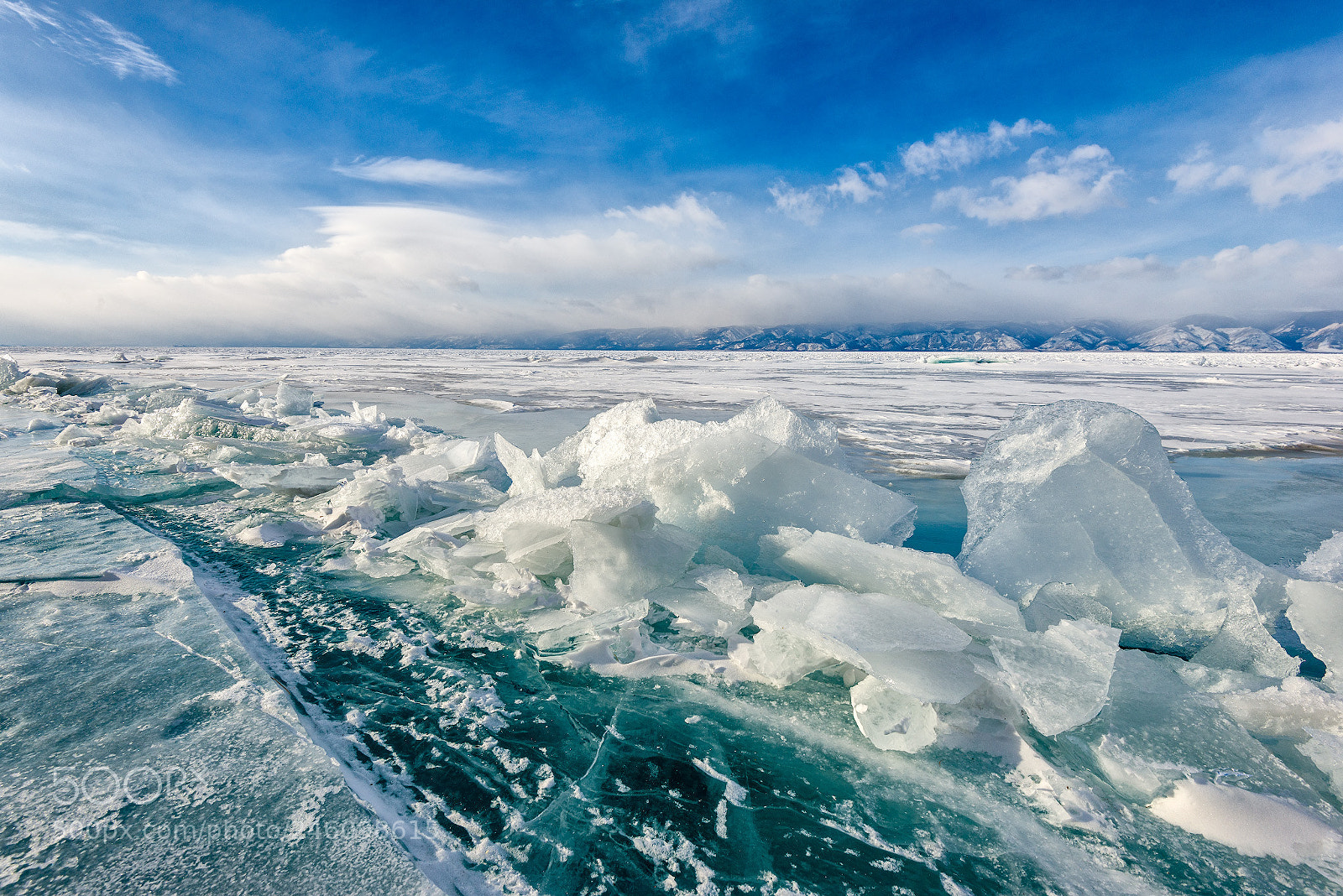 Nikon D800 sample photo. Lake baikal at winter photography