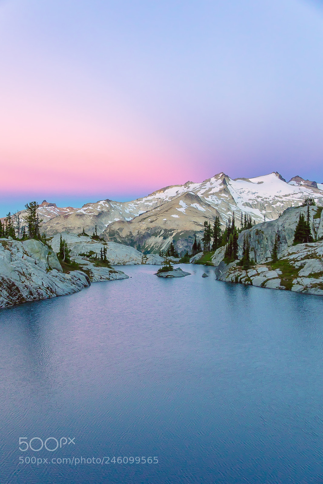 Canon EOS 7D Mark II sample photo. Alpine lake morning glow photography