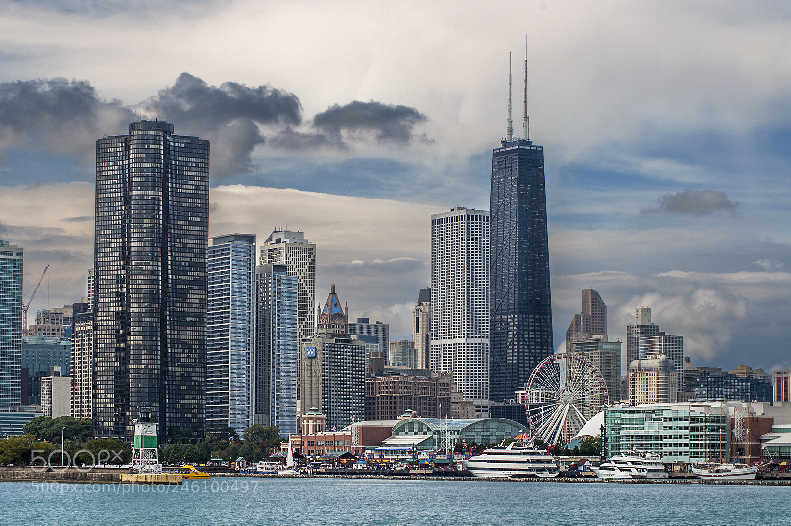 Nikon D90 sample photo. Navy pier chicago photography
