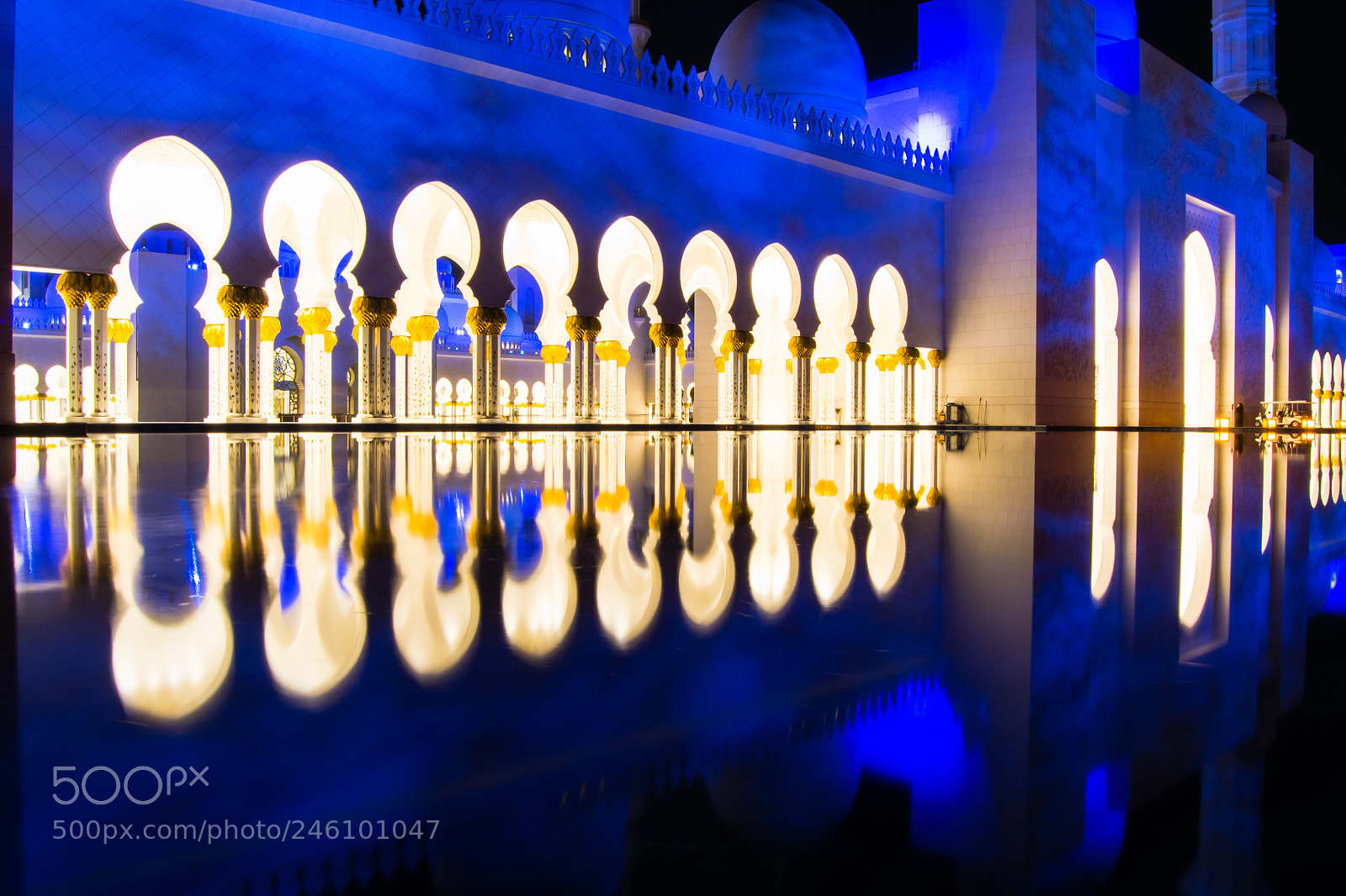 Nikon D3100 sample photo. Reflection of the mosque photography