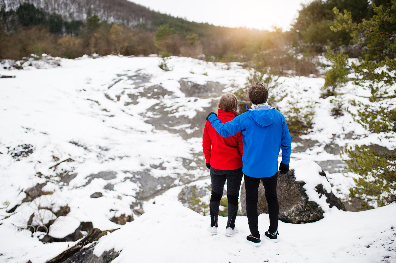 Nikon D4S sample photo. Senior couple jogging in photography