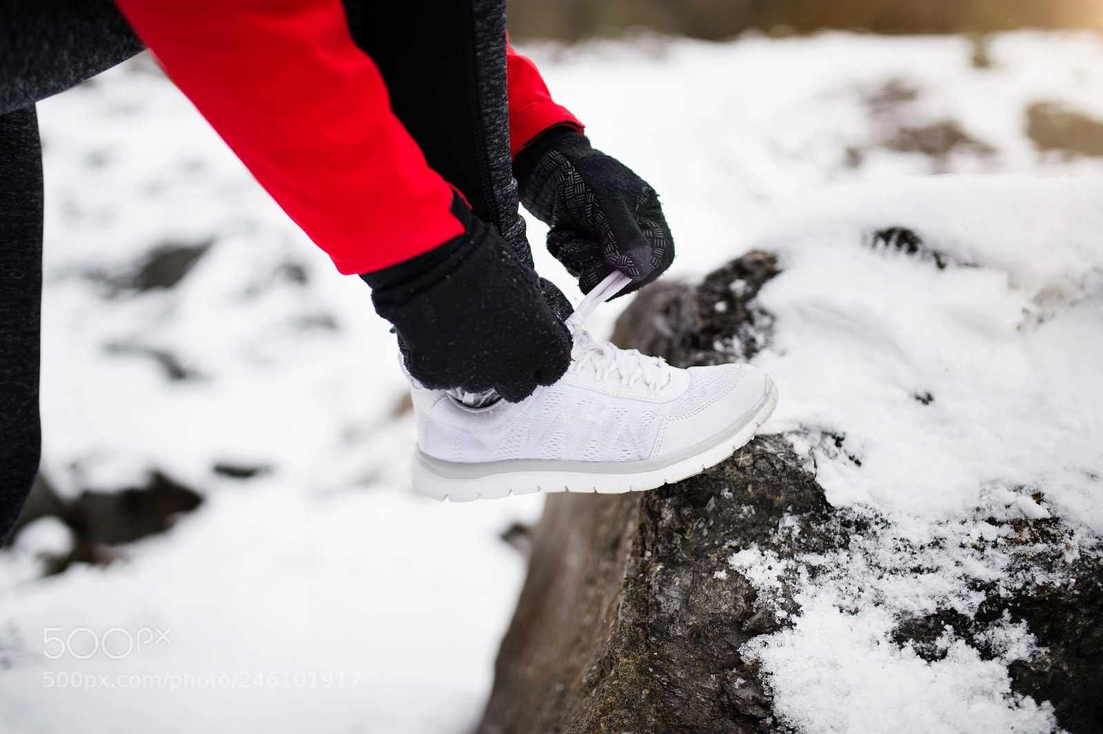 Nikon D4S sample photo. Unrecognizable woman jogging in photography