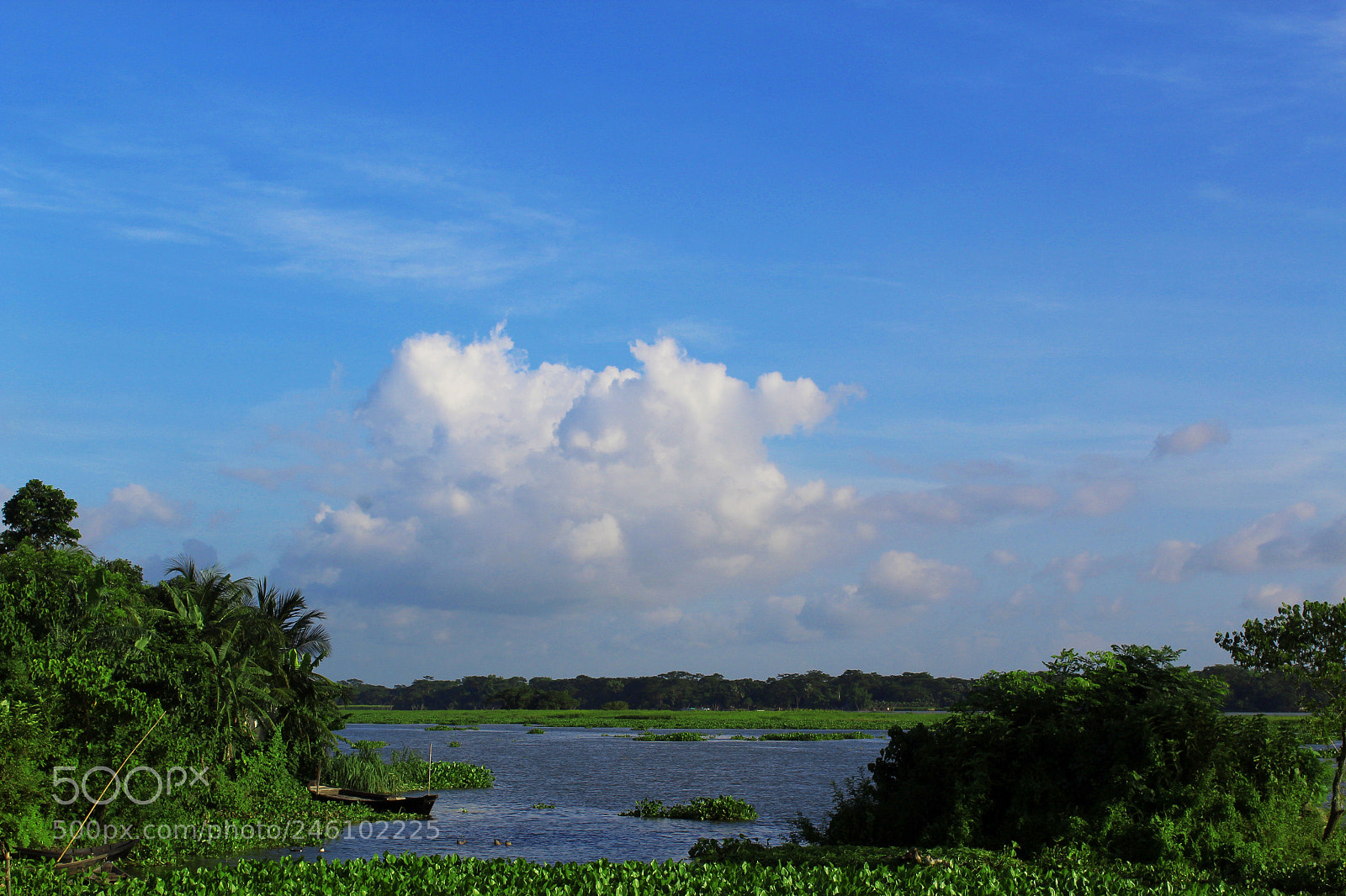 Canon EOS 1300D (EOS Rebel T6 / EOS Kiss X80) sample photo. Beauty of river & sky photography