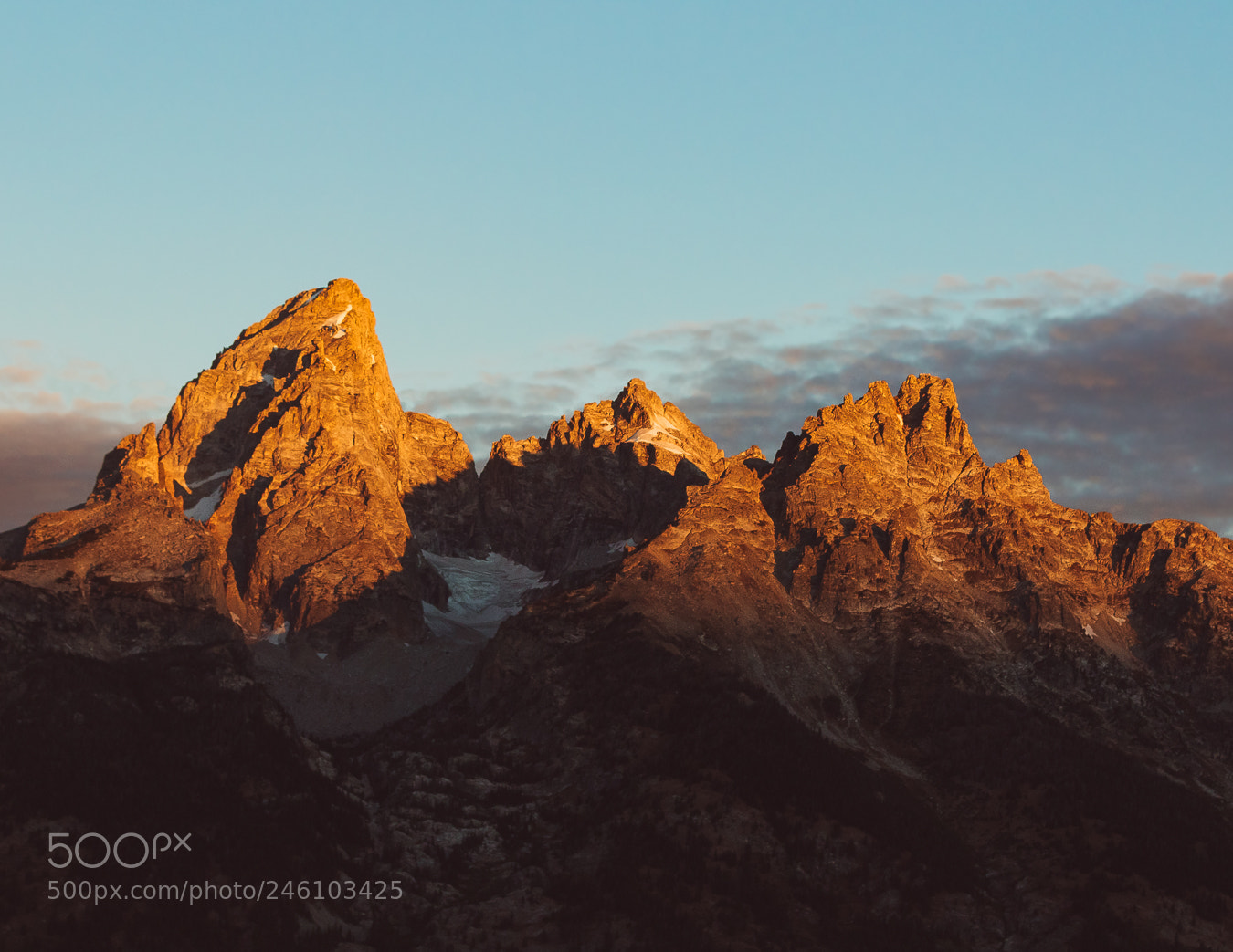 Canon EOS 7D Mark II sample photo. Grand teton glow photography