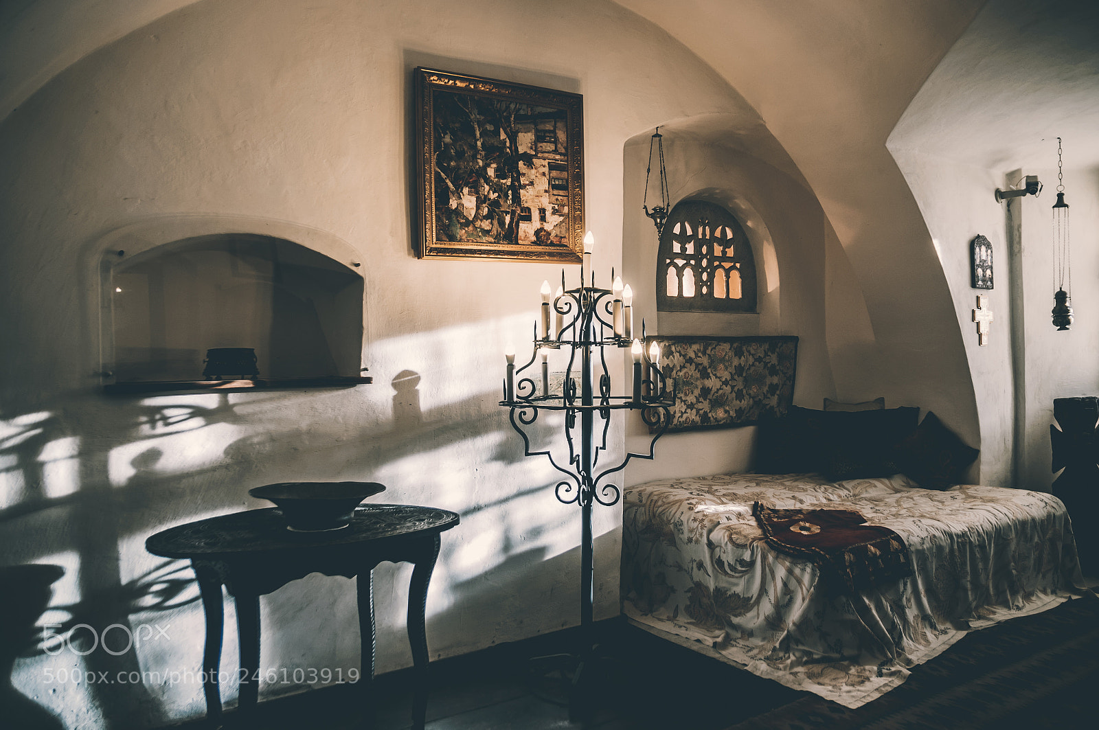 Nikon D90 sample photo. Bran's castle interior photography