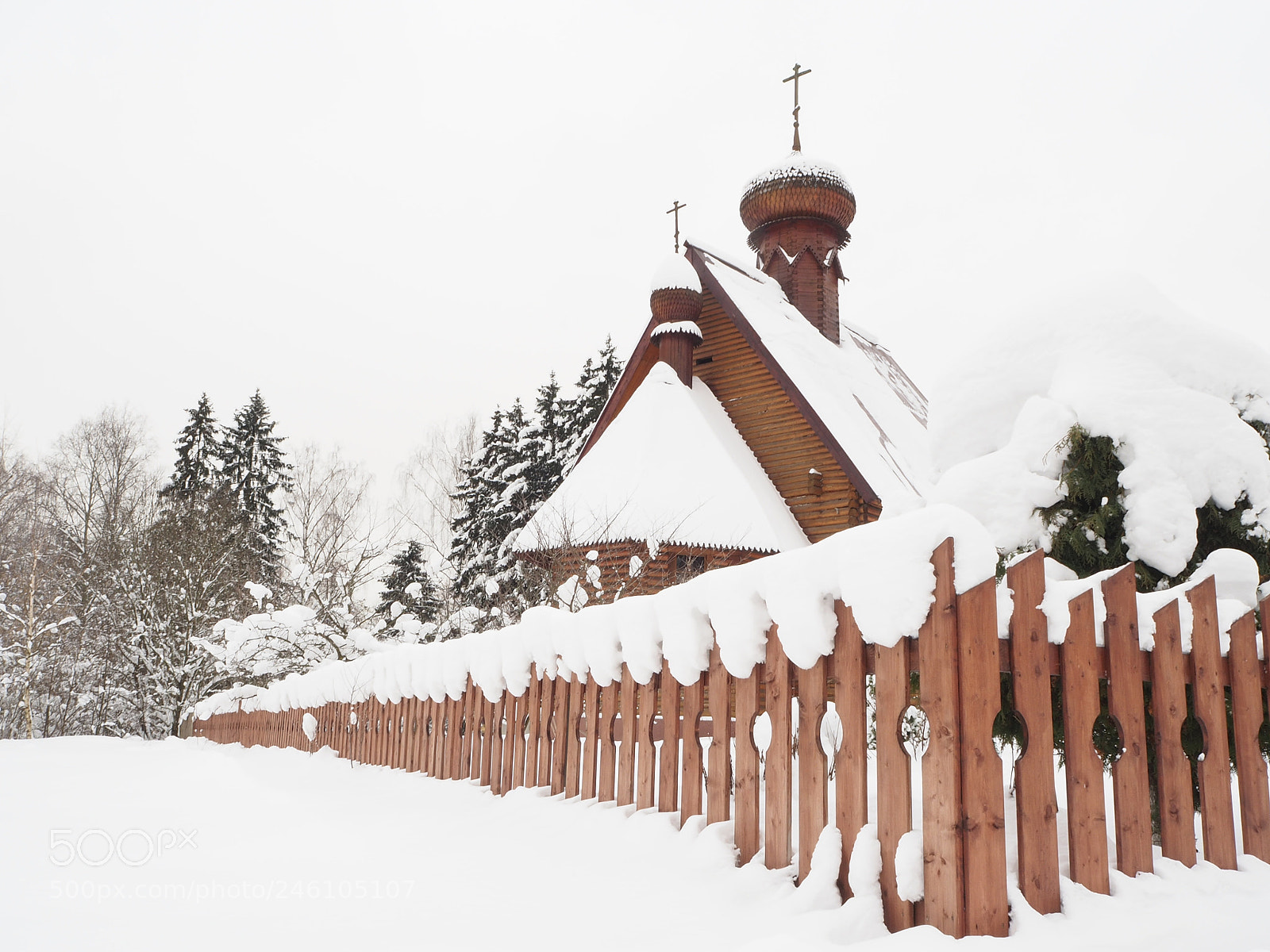 Olympus OM-D E-M10 II sample photo. Wooden church photography