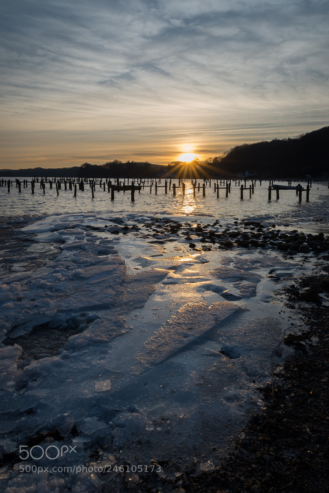 Nikon D610 sample photo. Boat n ice photography